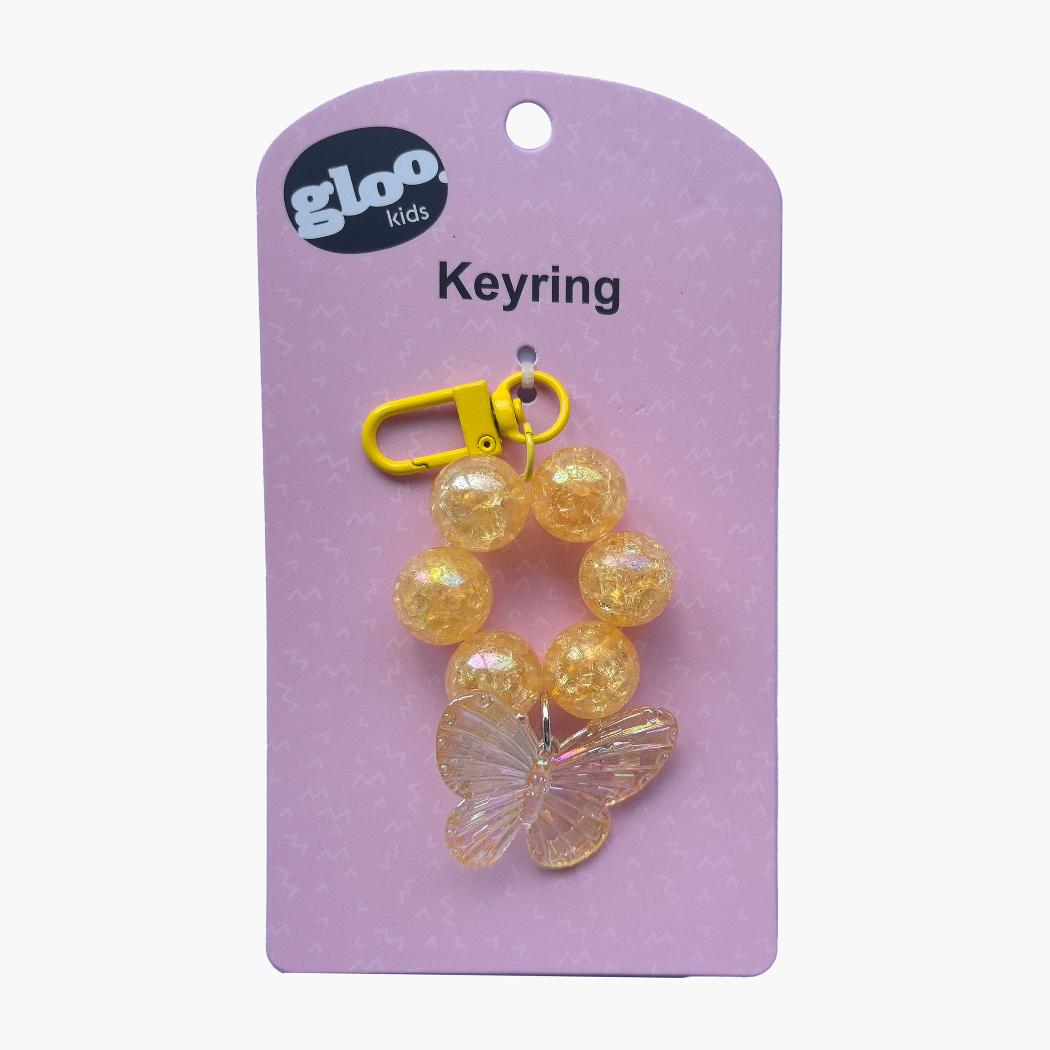 سلسلة مفاتيح بزينة فراشة مع لمسات ميتاليك من جلو-girls-accessories-keyringsandbagcharms-image-5