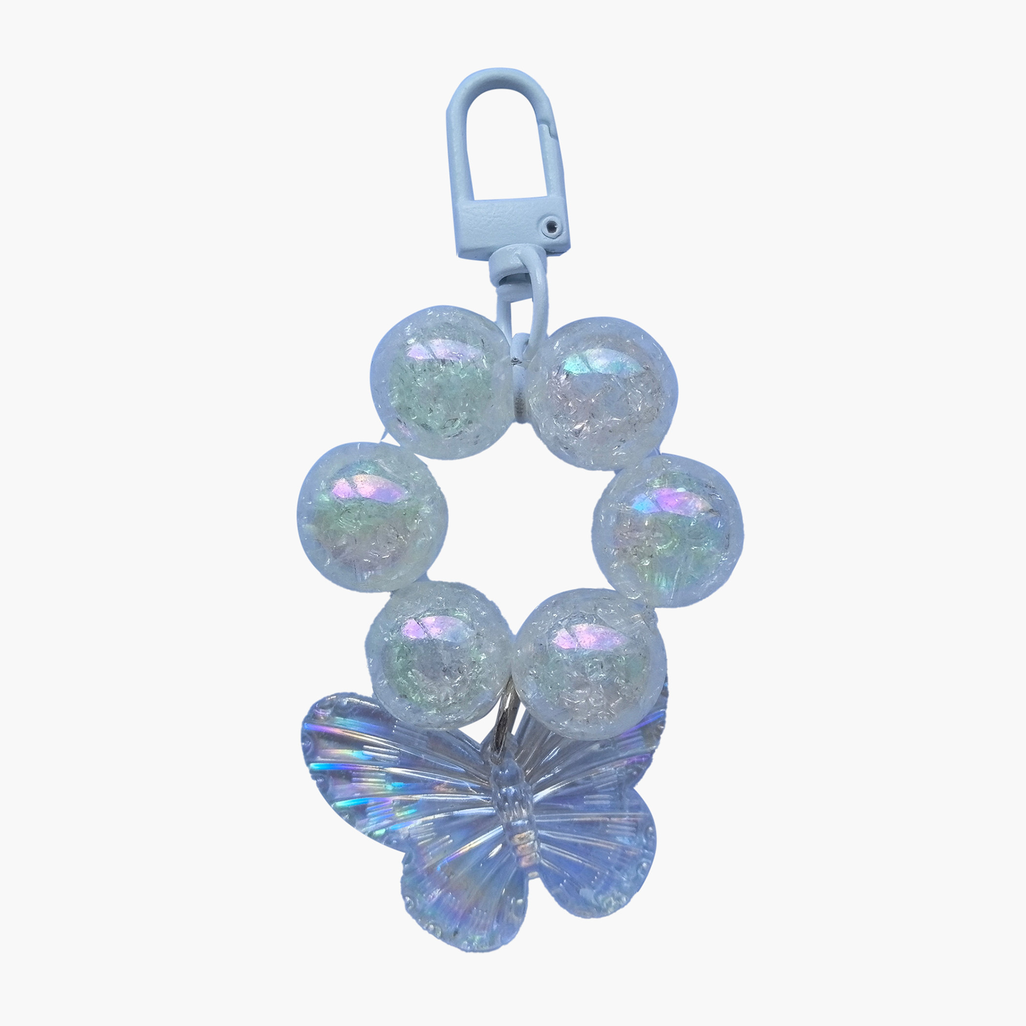 سلسلة مفاتيح بزينة فراشة مع لمسات ميتاليك من جلو-girls-accessories-keyringsandbagcharms-image-4