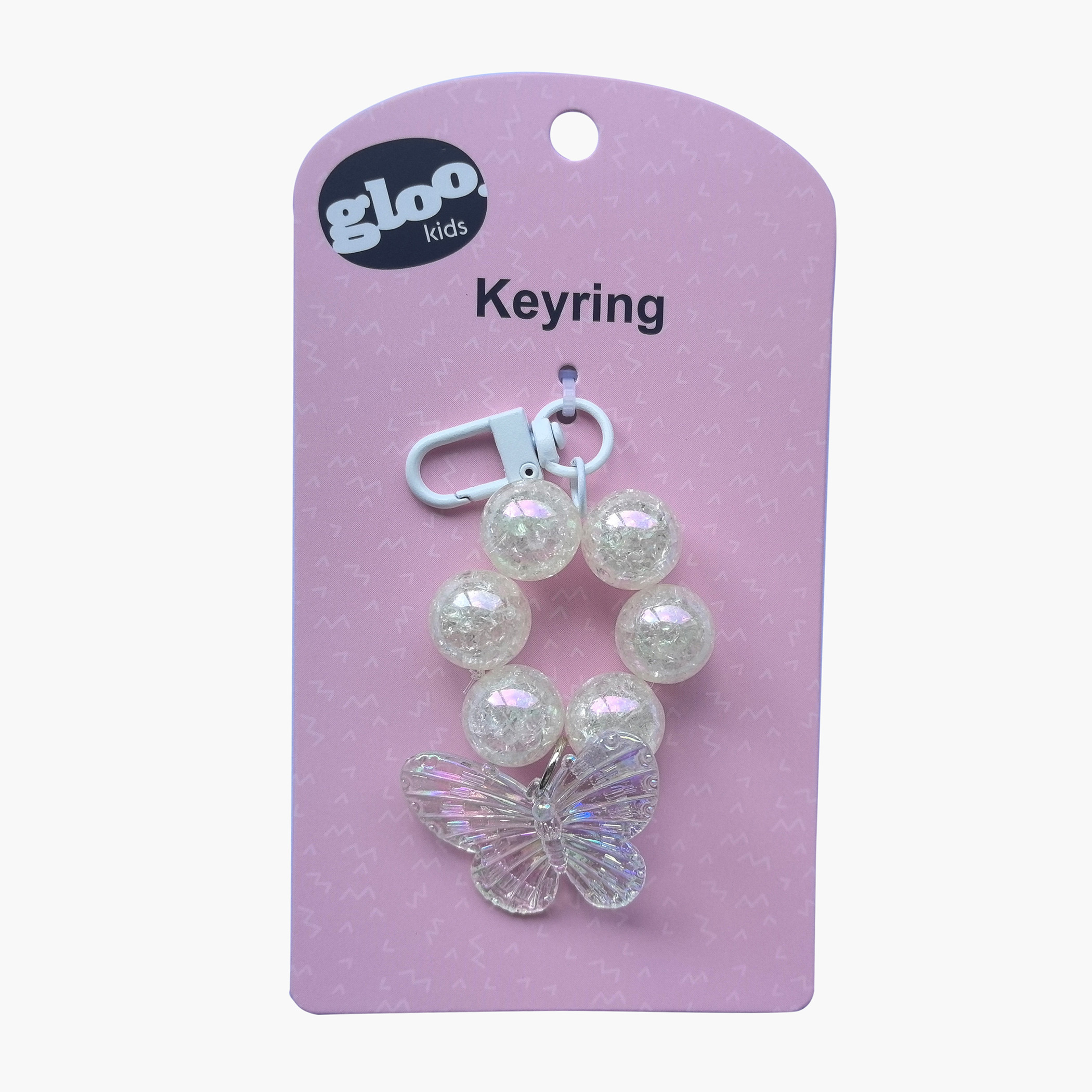 سلسلة مفاتيح بزينة فراشة مع لمسات ميتاليك من جلو-girls-accessories-keyringsandbagcharms-image-5