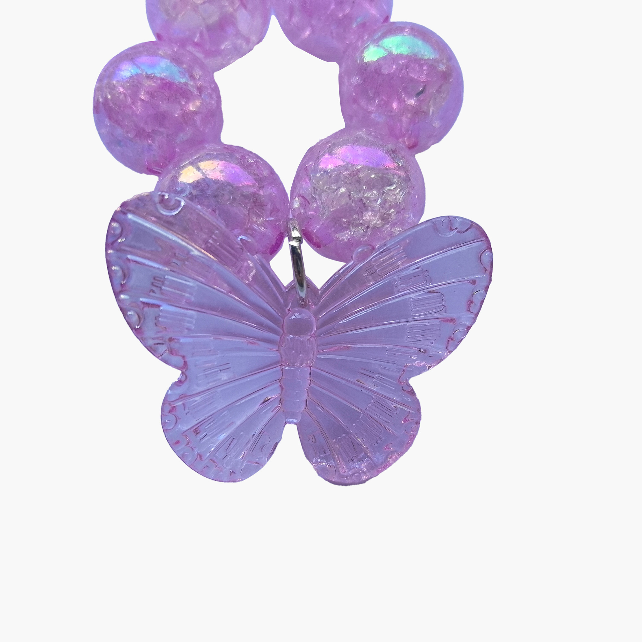 Gloo Embellished Butterfly Keyring with Metallic Accent-girls-accessories-keyringsandbagcharms-image-2
