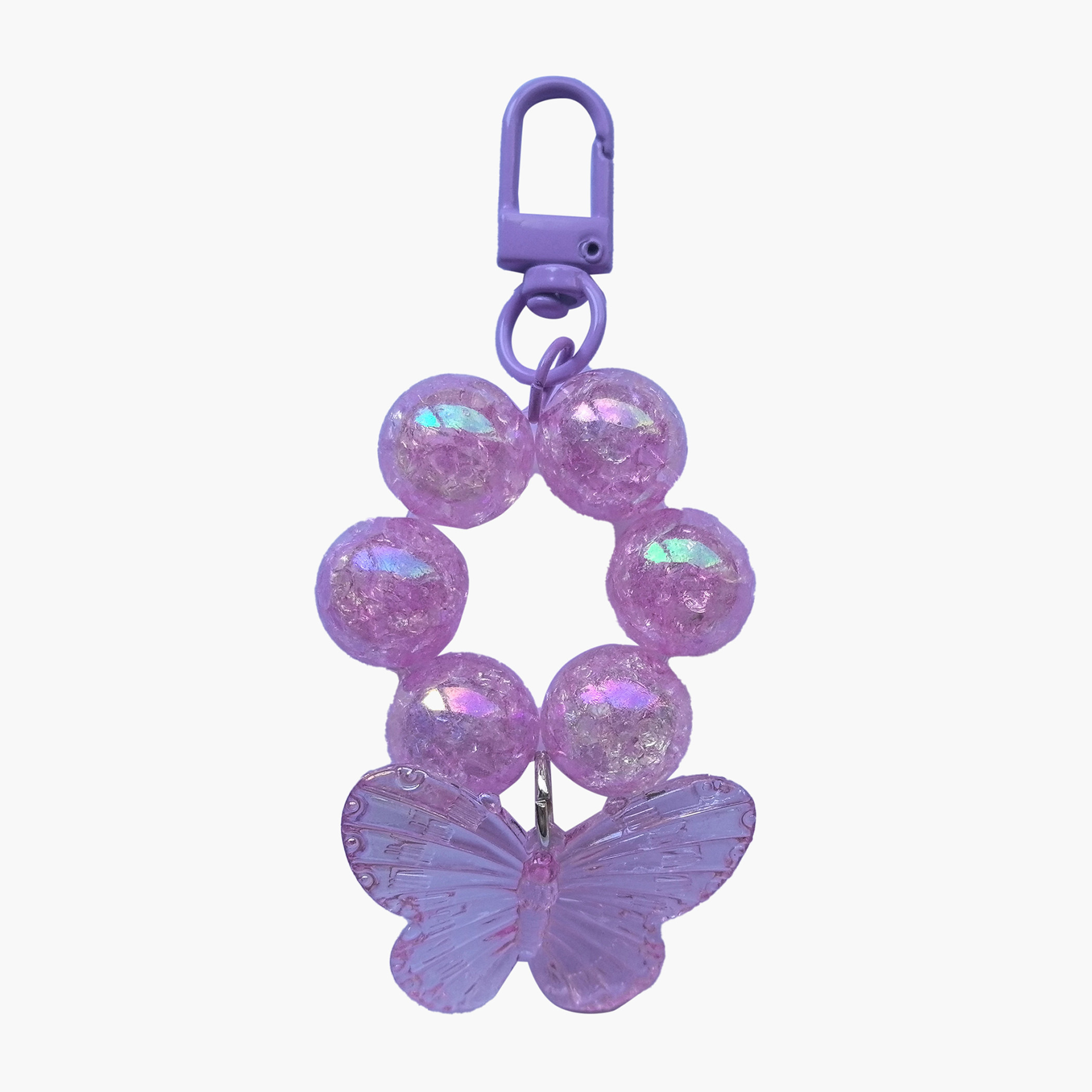 Gloo Embellished Butterfly Keyring with Metallic Accent-girls-accessories-keyringsandbagcharms-image-4