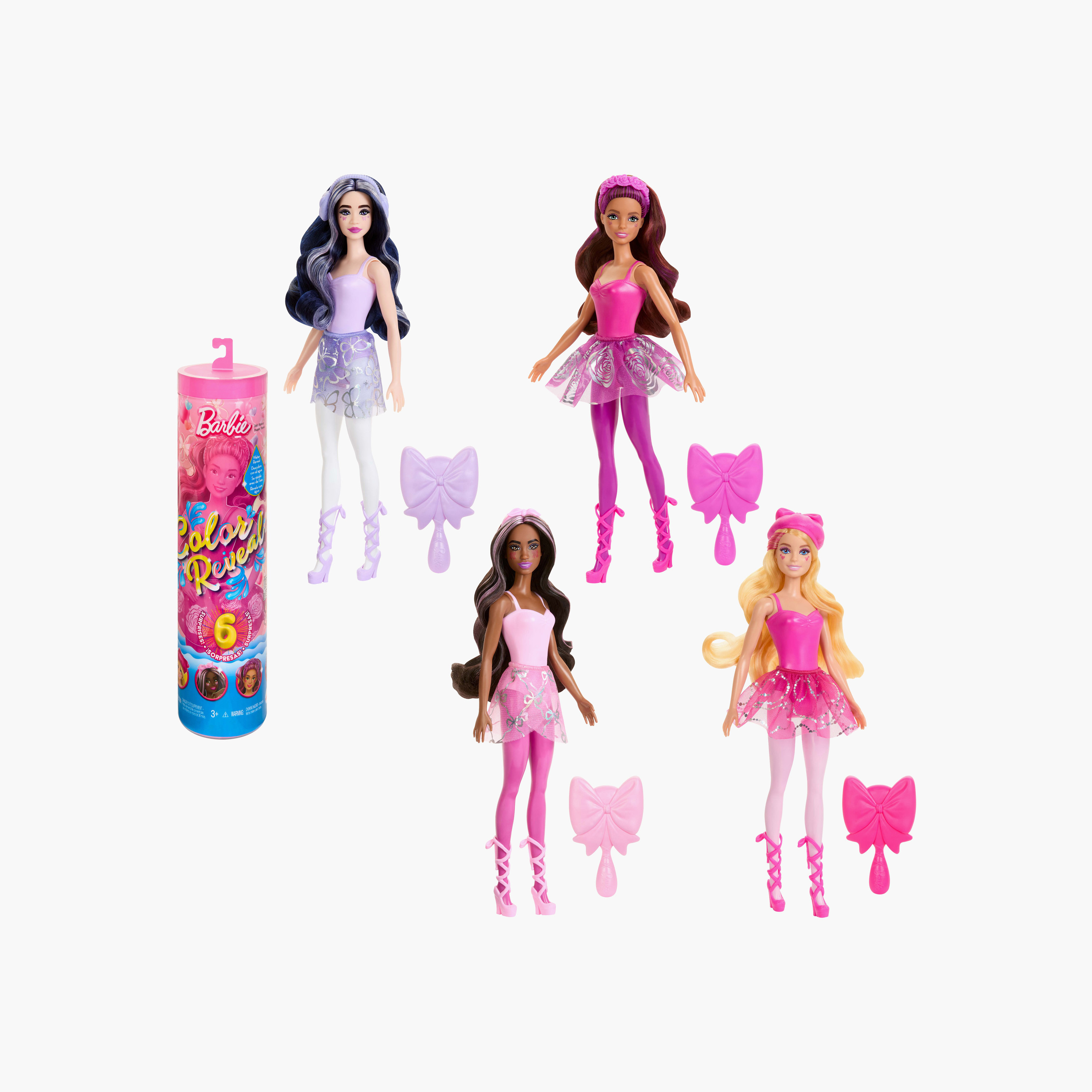دمية باربي سلسلة كولور ريفيل باليرينا مع إكسسوارات-toys-dollsandplaysets-dollplaysets-image-1
