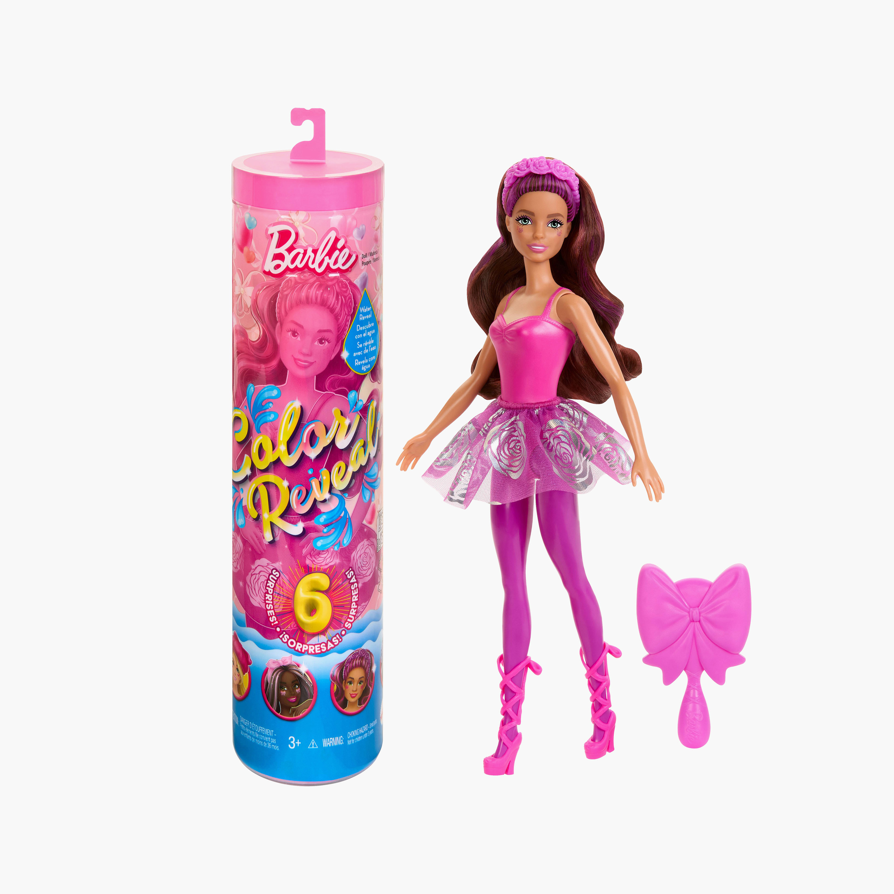 دمية باربي سلسلة كولور ريفيل باليرينا مع إكسسوارات-toys-dollsandplaysets-dollplaysets-image-6