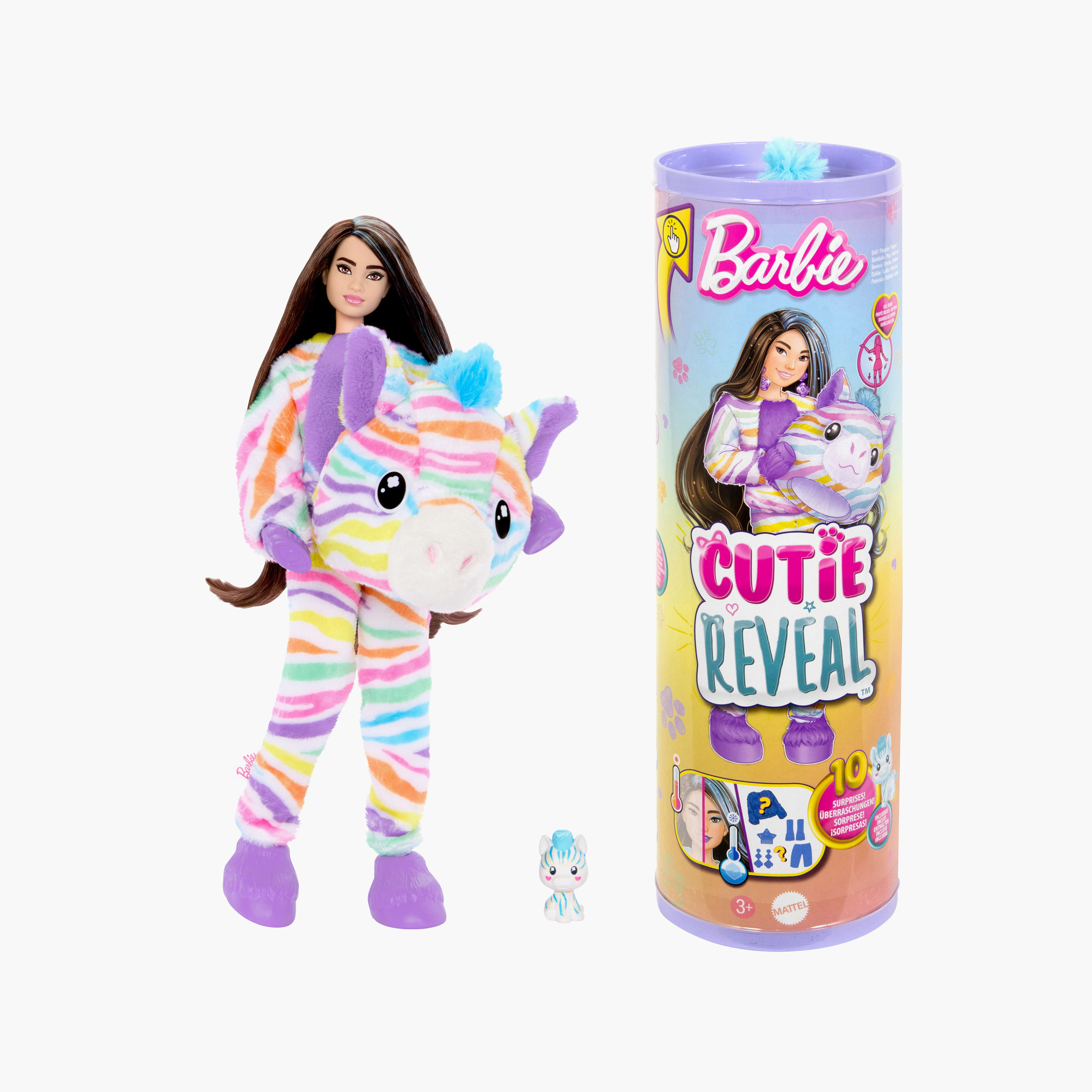 Barbie Cutie Reveal Zebra Doll with Accessories-toys-dollsandplaysets-dollplaysets-image-1