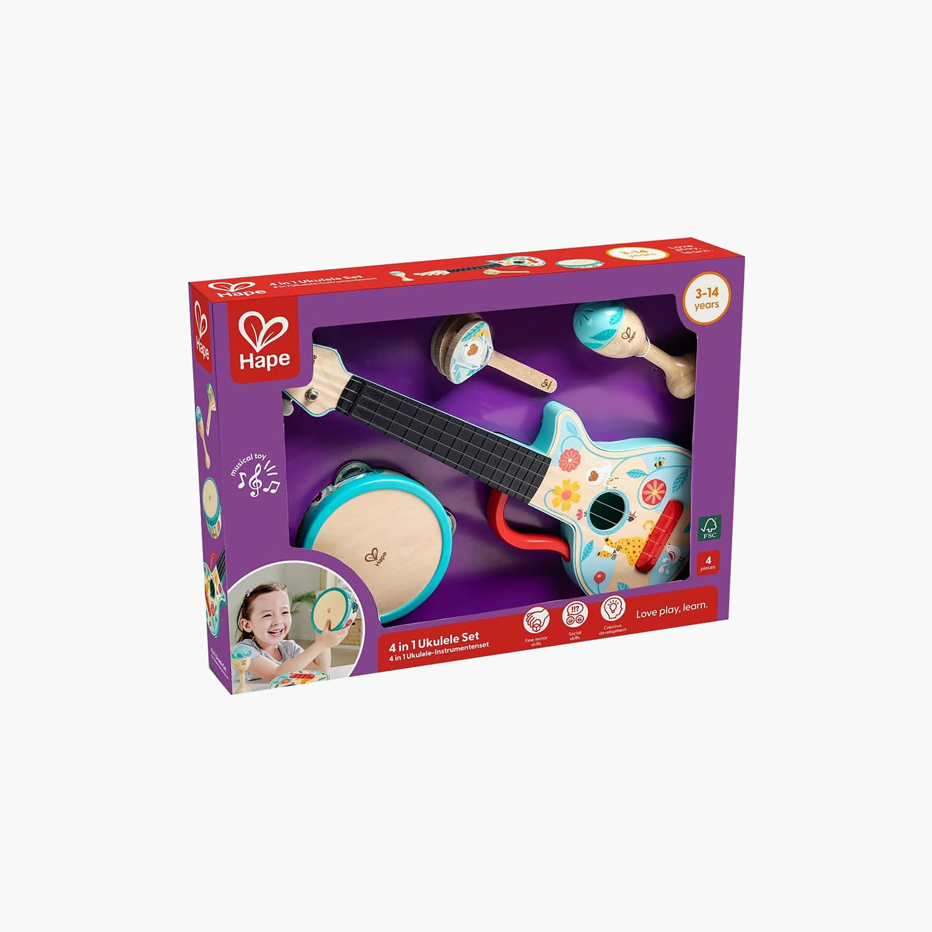 Hape 4-In-1 Ukulele Set-toys-educational-musicaltoys-image-4