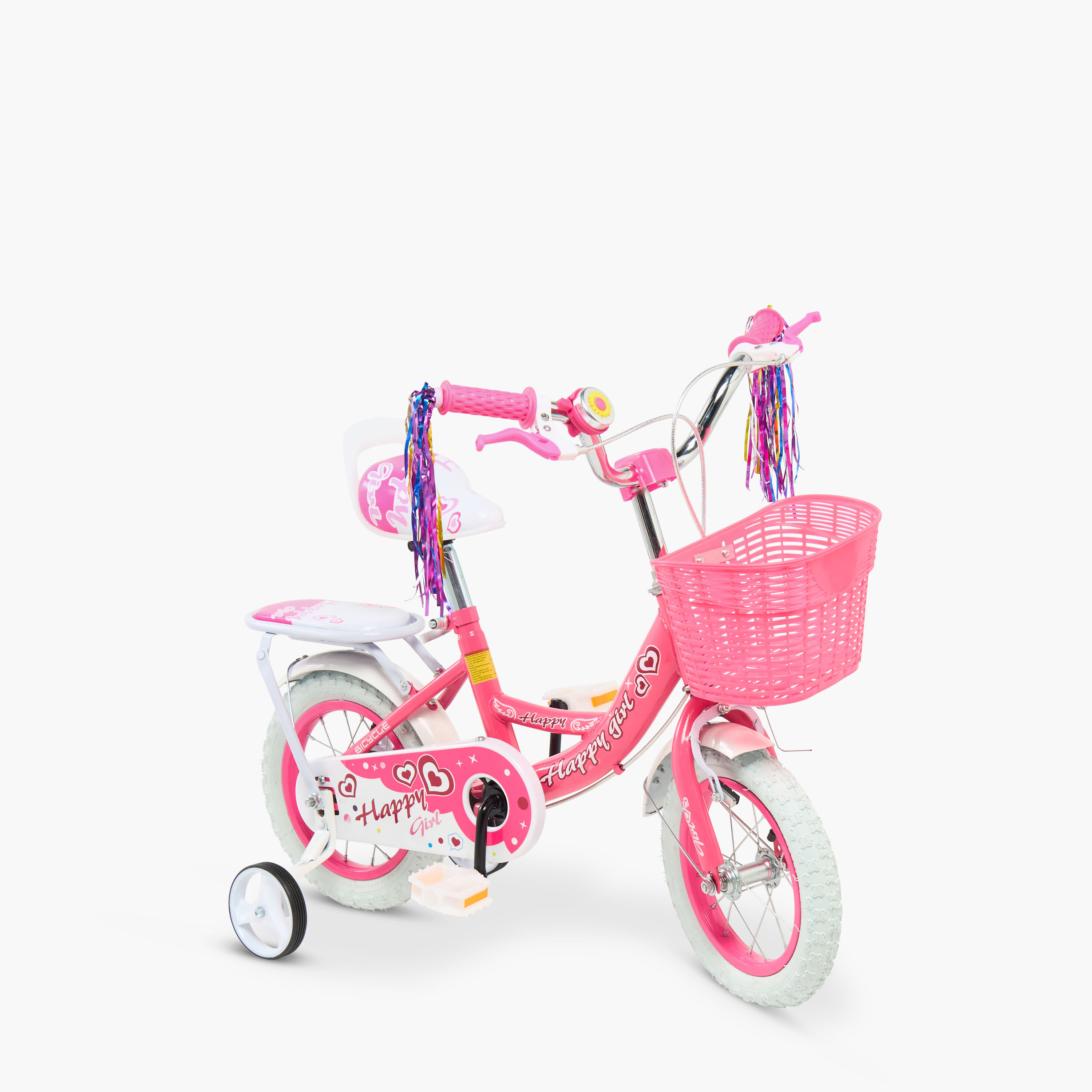 Bicycle with Basket and Training Wheels-toys-outdoor-bikesandrideons-bikes-image-1