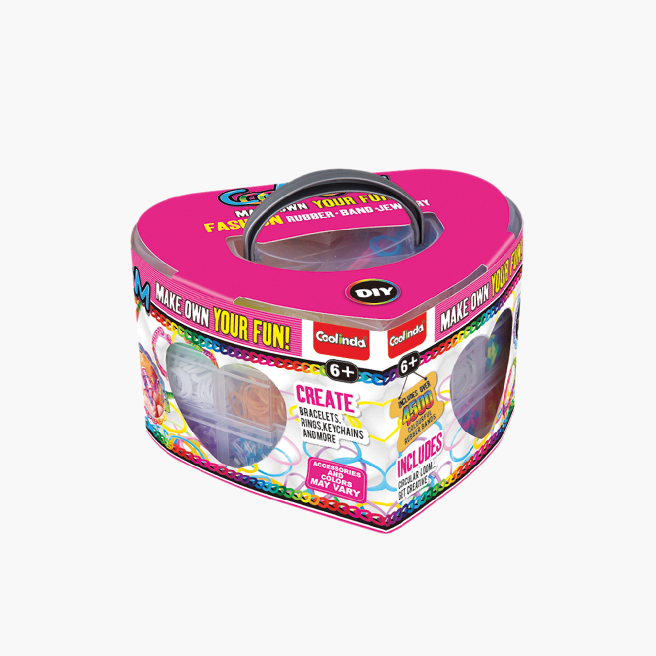 Assorted Rubber Band DIY Jewellery Art Set-school-artsandcrafts-image-1
