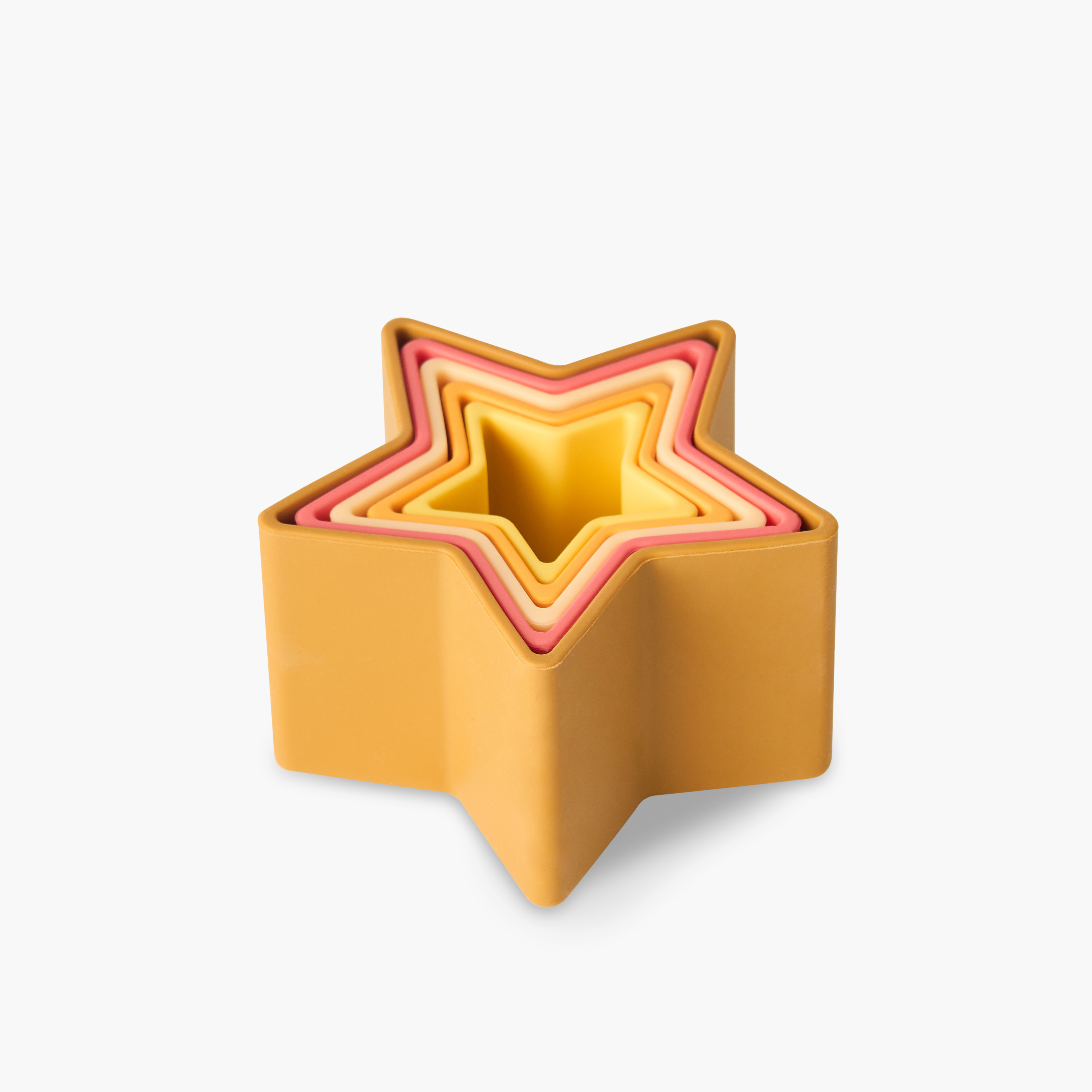 مجموعة لعب تكديس نجوم سيليكون 5 قطع من جيجلز-toys-babyandtoddlertoys-stackingandnestingtoys-image-3