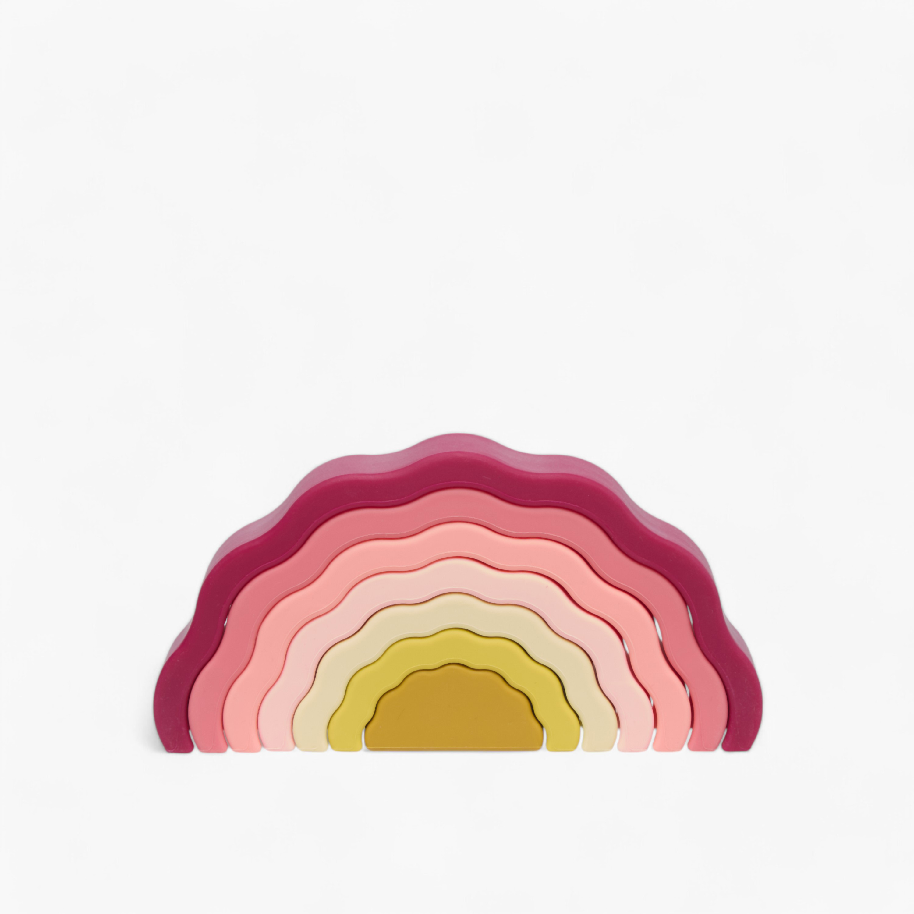 Giggles Silicone Stacking Rainbow Toy-toys-babyandtoddlertoys-stackingandnestingtoys-image-1