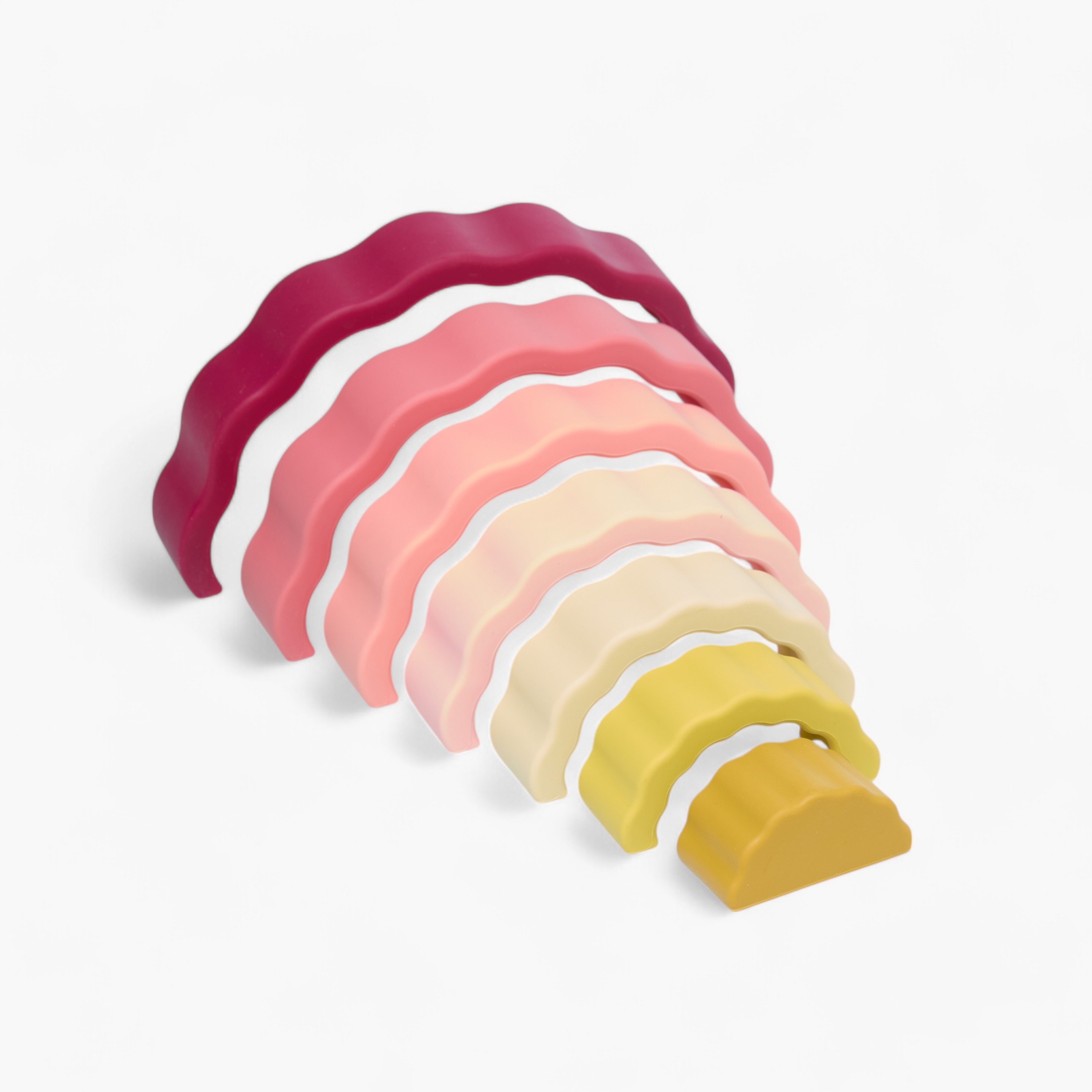 Giggles Silicone Stacking Rainbow Toy-toys-babyandtoddlertoys-stackingandnestingtoys-image-2