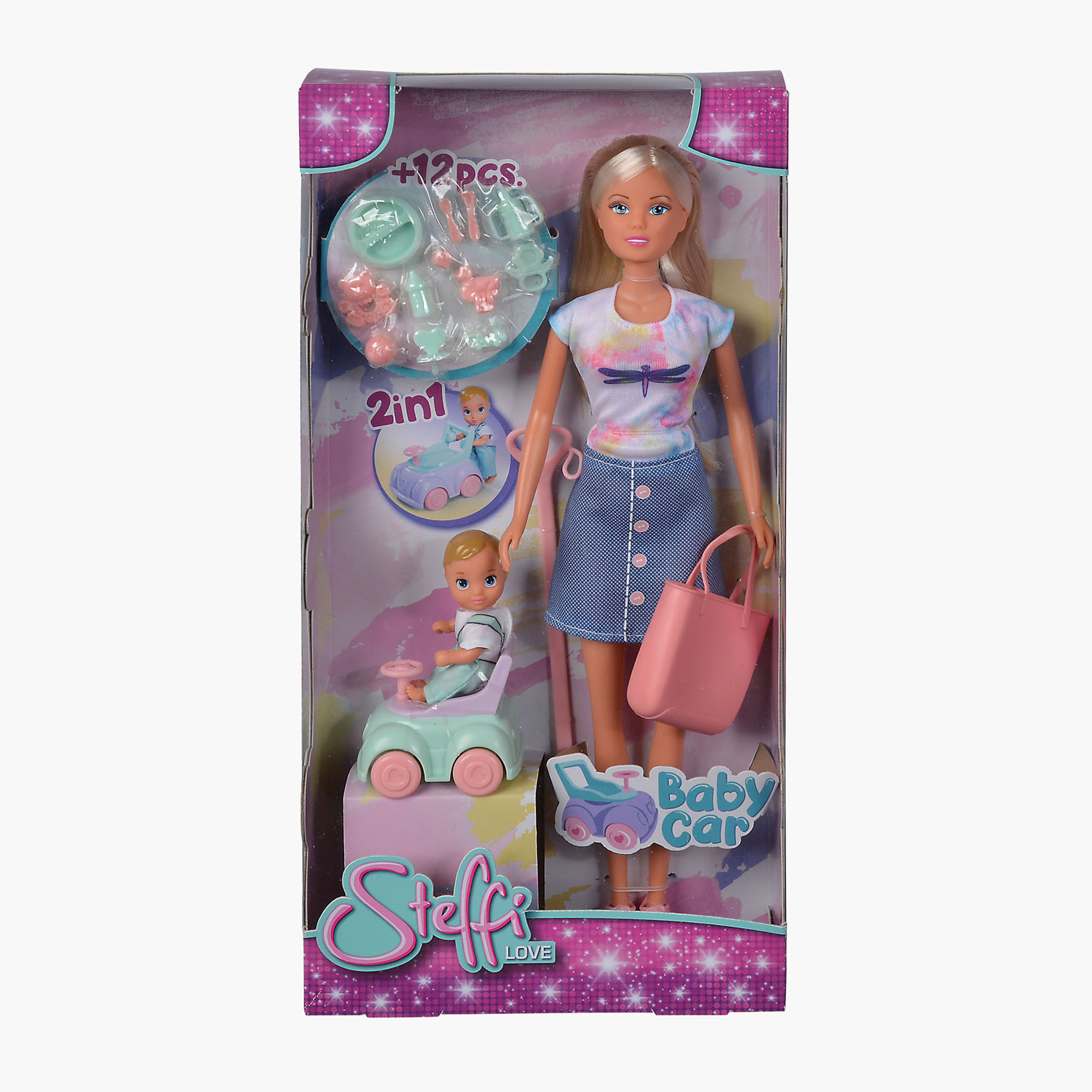 Simba Steffi Love 2-in-1 Baby Car Doll Set-toys-dollsandplaysets-dolls-image-1