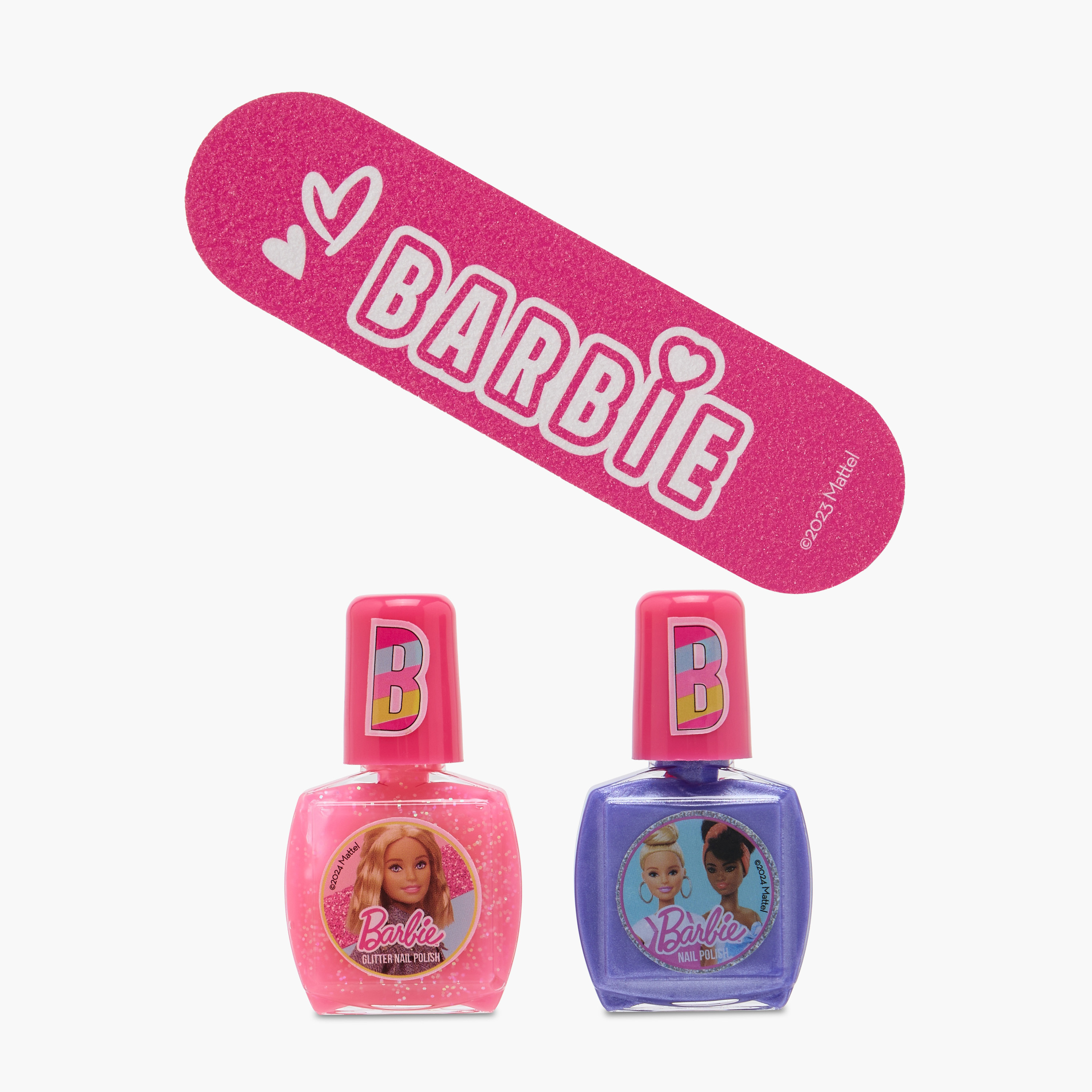 Barbie 3-Piece Nail Polish and Nail Filer Set-toys-roleplay-makeupandcosmeticsets-image-1