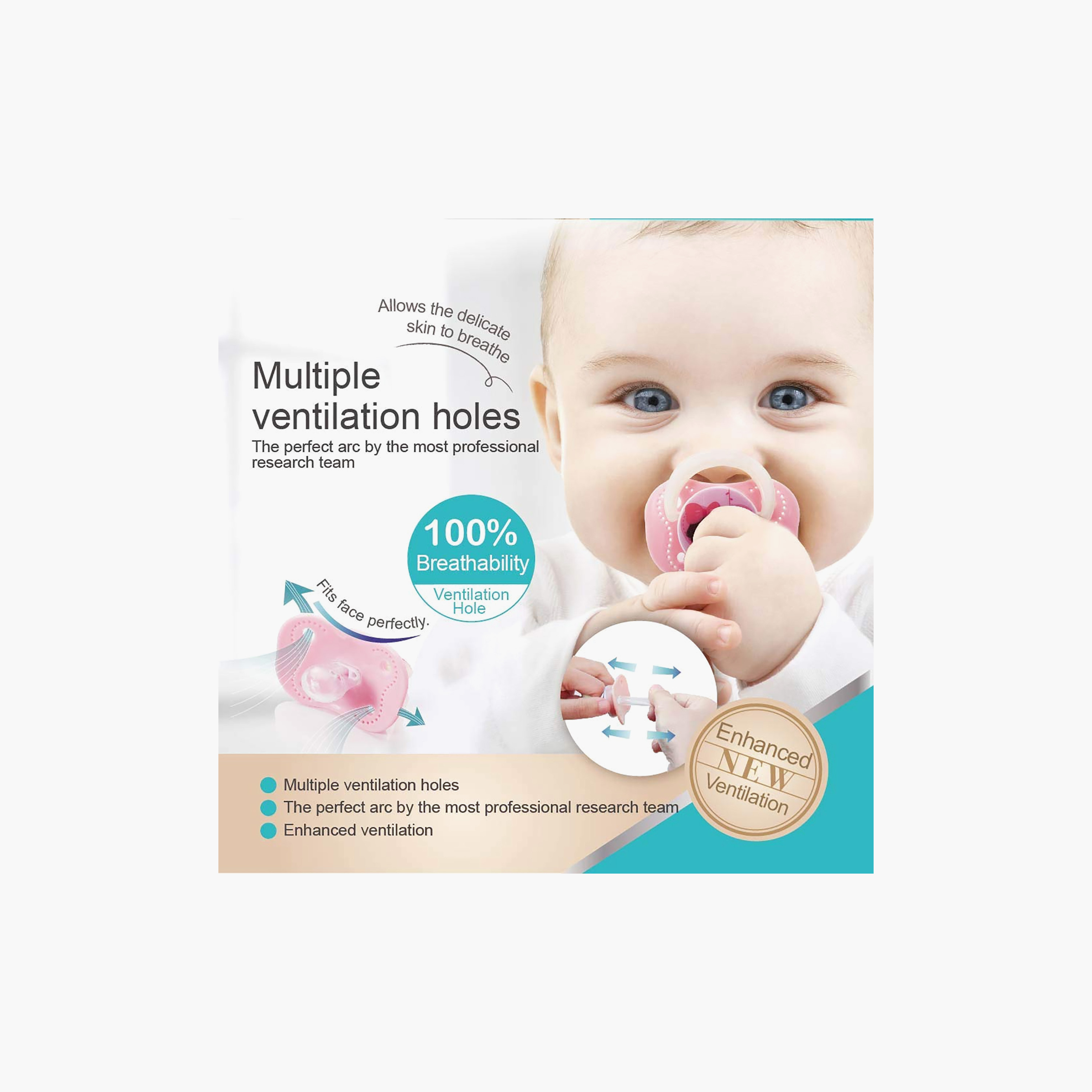لهاية أطفال مستديرة (كريزي) "تشو تشو" من فارلين - من عمر 0 شهر فما فوق-baby-feeding-pacifiers-image-4