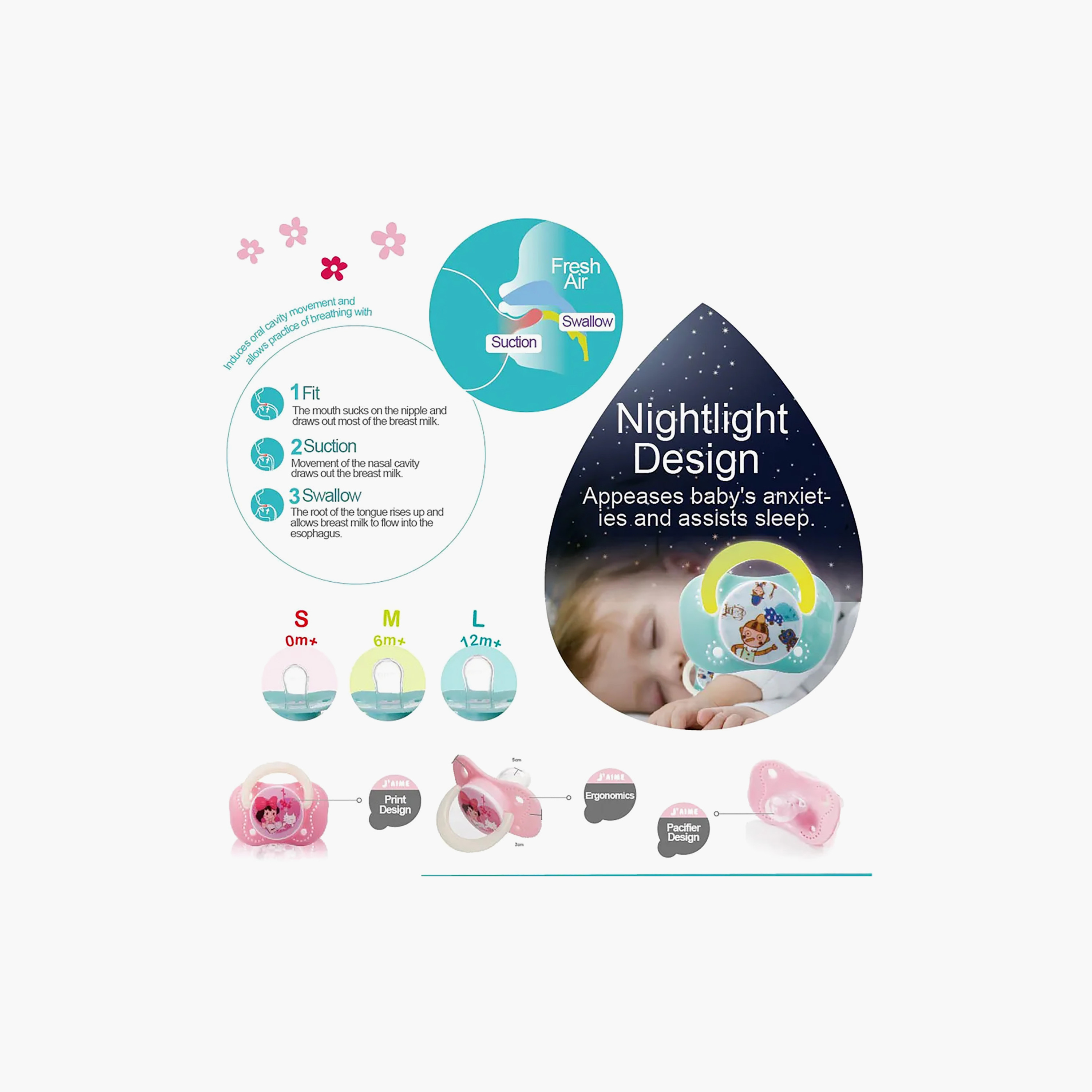 لهاية أطفال مستديرة (كريزي) "تشو تشو" من فارلين - من عمر 6 أشهر فما فوق-baby-feeding-pacifiers-image-4