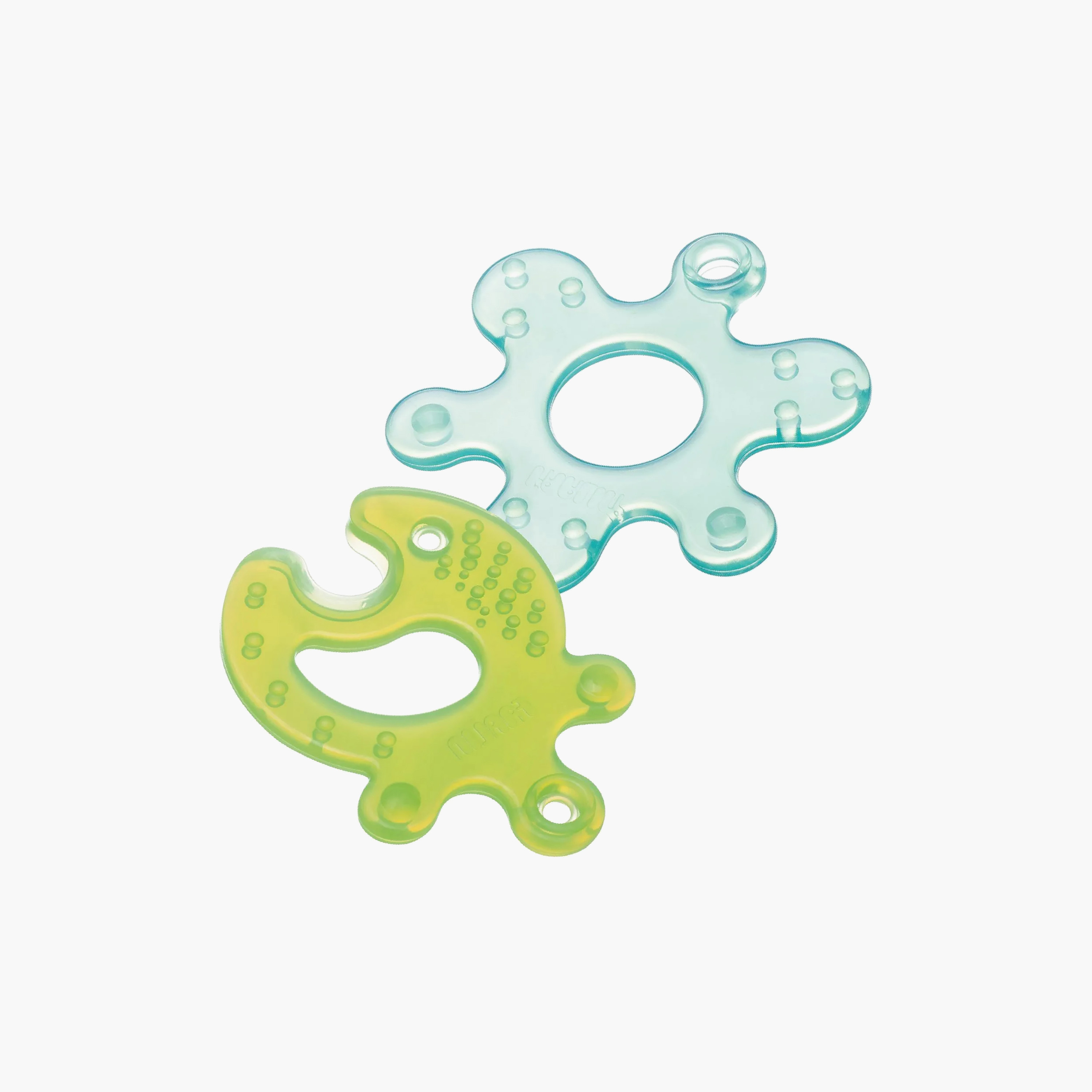 طقم عضاضات ومهدئات لثة بتصميم بازل متداخل (قطعتين) من فارلين-baby-feeding-teethers-image-2