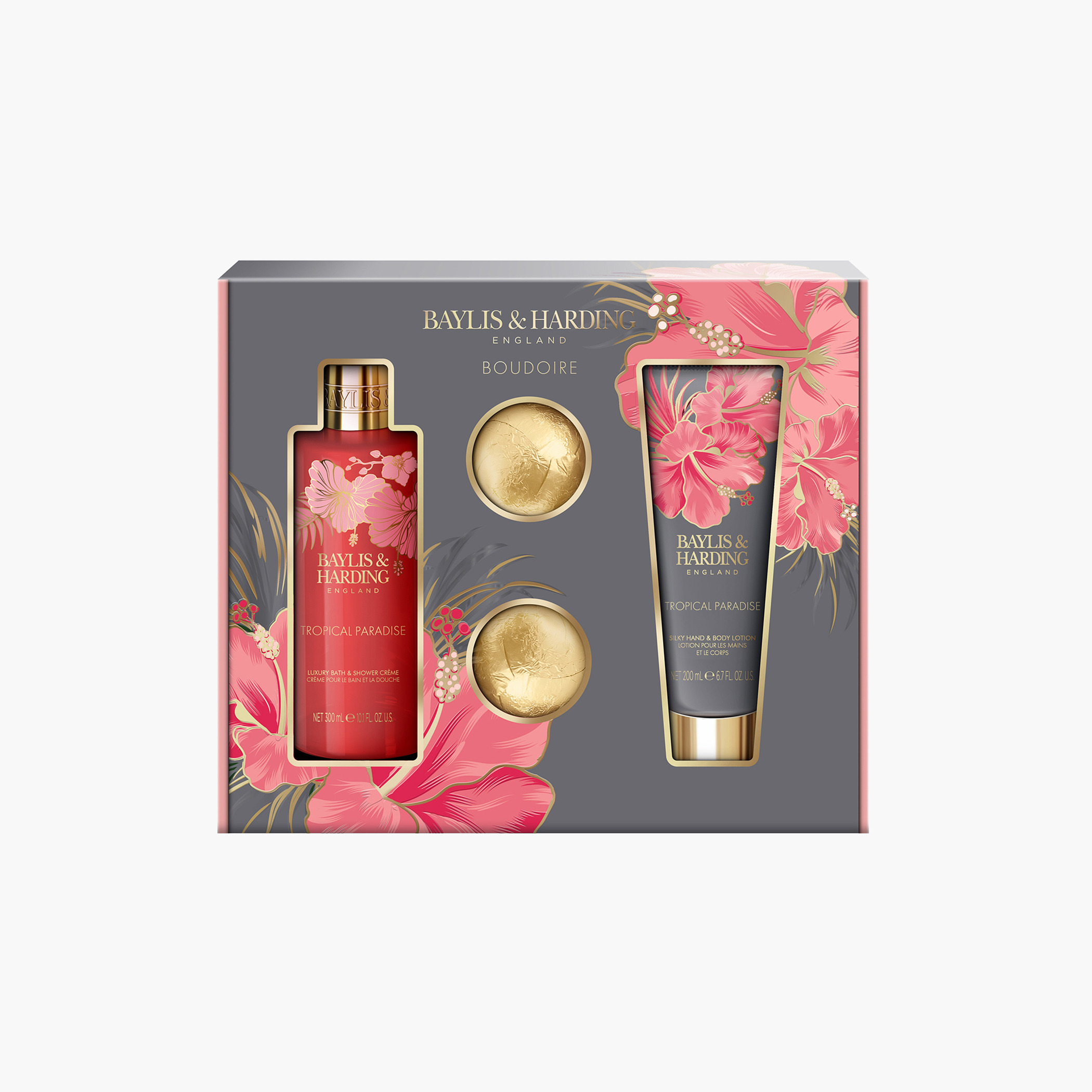 Baylis & Harding Boudoire 2-Piece Luxury Bathing Treats Gift Set-beautyandpersonalcare-giftsets-image-1