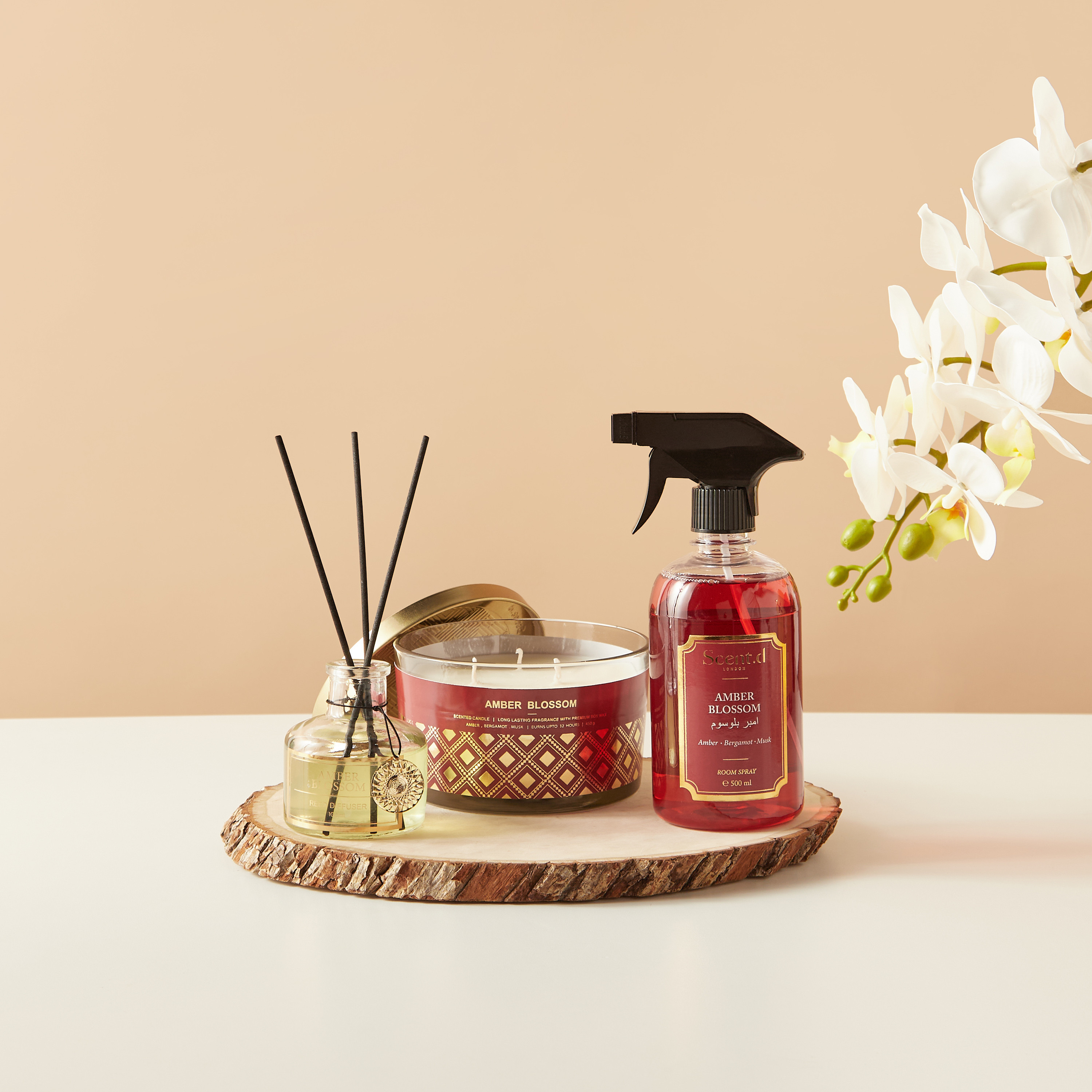 Scent.d London 3-Piece Arabian Jasmine Home Fragrance Gift Set-household-homefragrance-fragrancegiftset-image-1