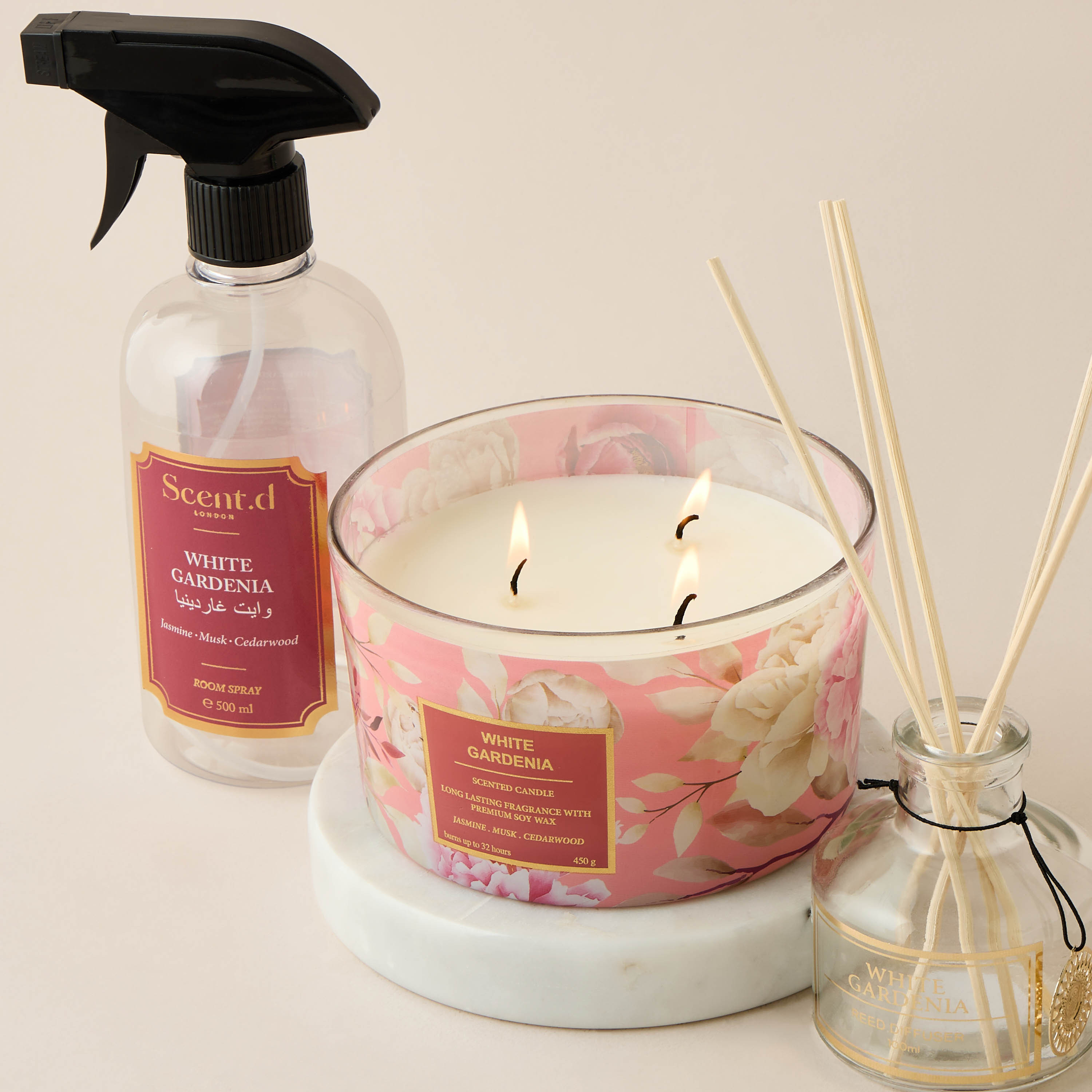 Scent.d London 3-Piece Arabian Jasmine Home Fragrance Gift Set-household-homefragrance-fragrancegiftset-image-3