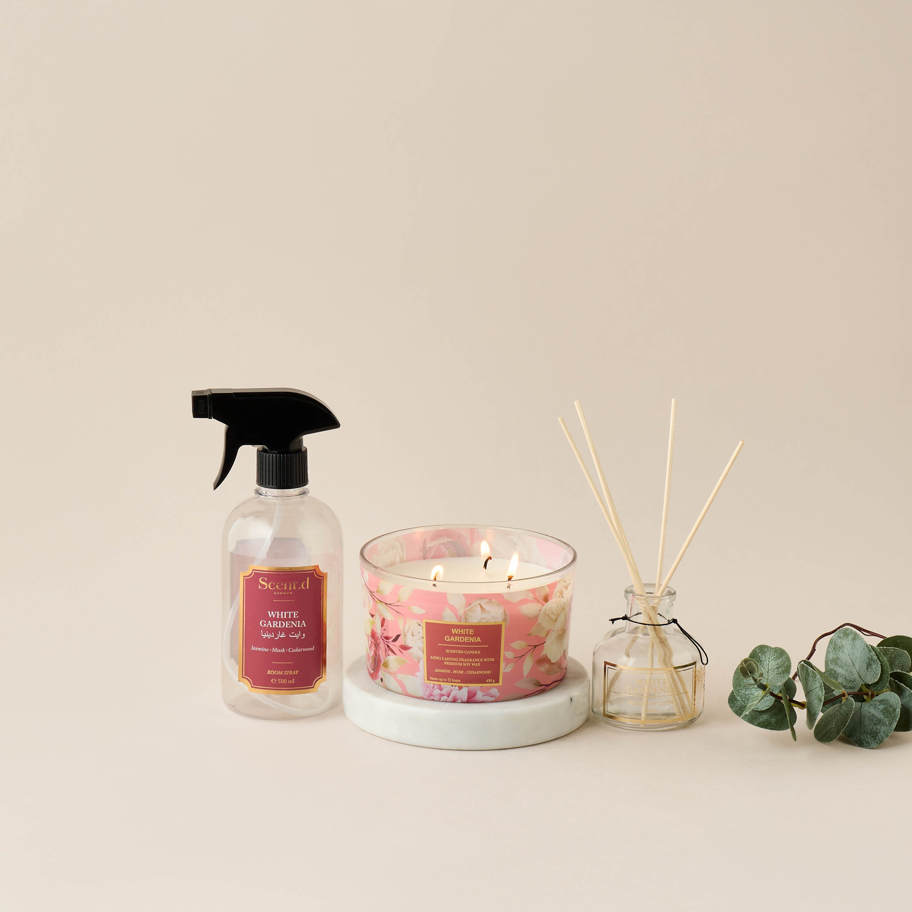 Scent.d London 3-Piece Arabian Jasmine Home Fragrance Gift Set-household-homefragrance-fragrancegiftset-image-4