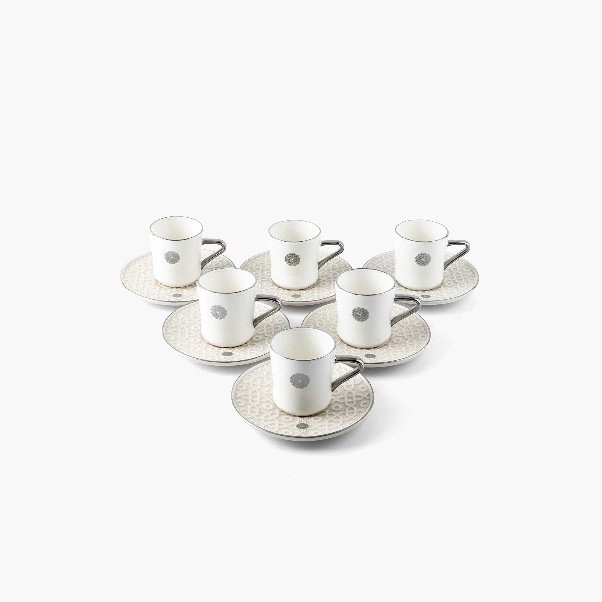 Otantik Rosette 12-Piece Porcelain Turkish Coffee Set-household-dining-teaandcoffee-teaandcoffeesets-image-4