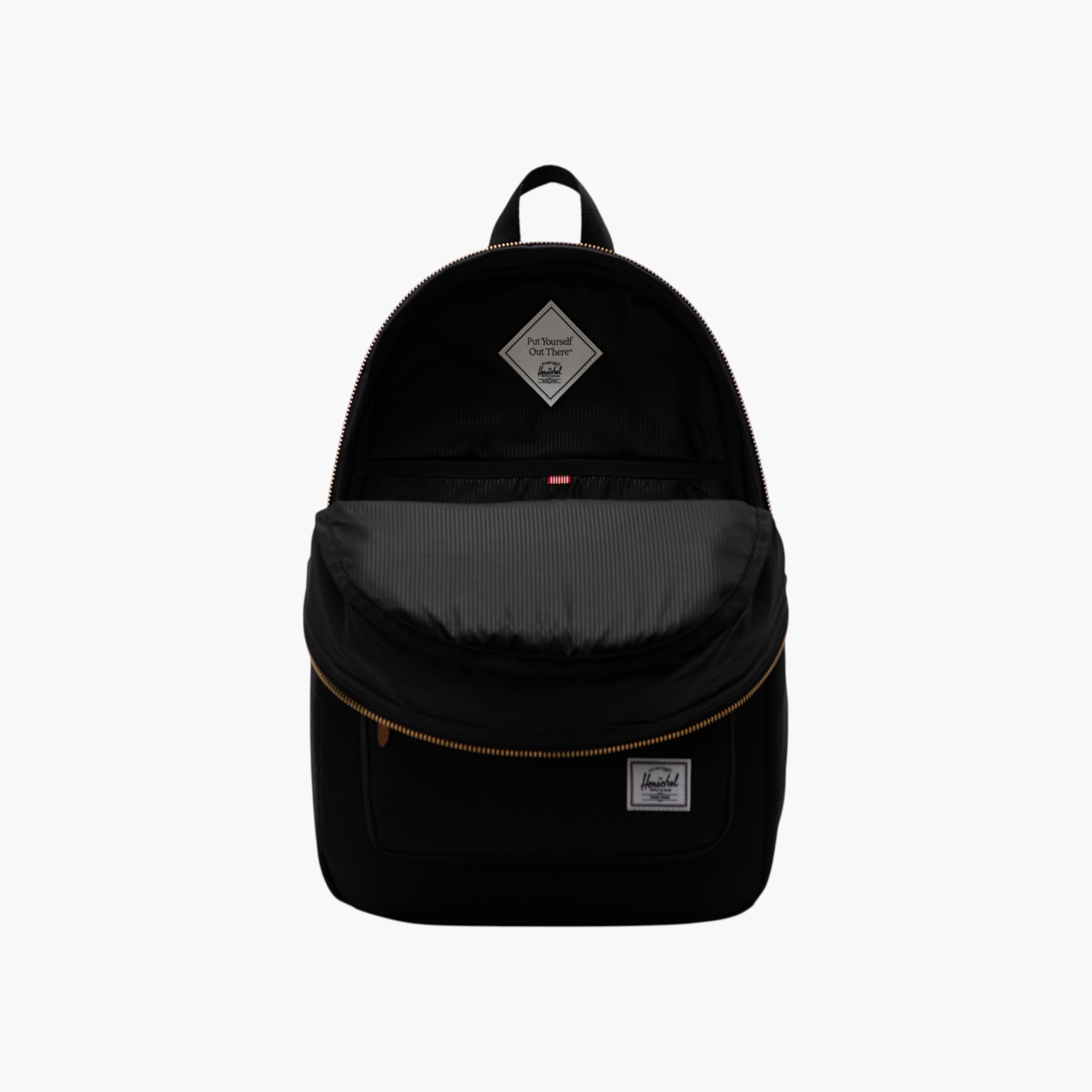 Herschel Supply Co Solid Backpack with Adjustable Straps and Zip Closure - 44x29x15 cms-school-bagsandbackpacks-backpacks-image-2