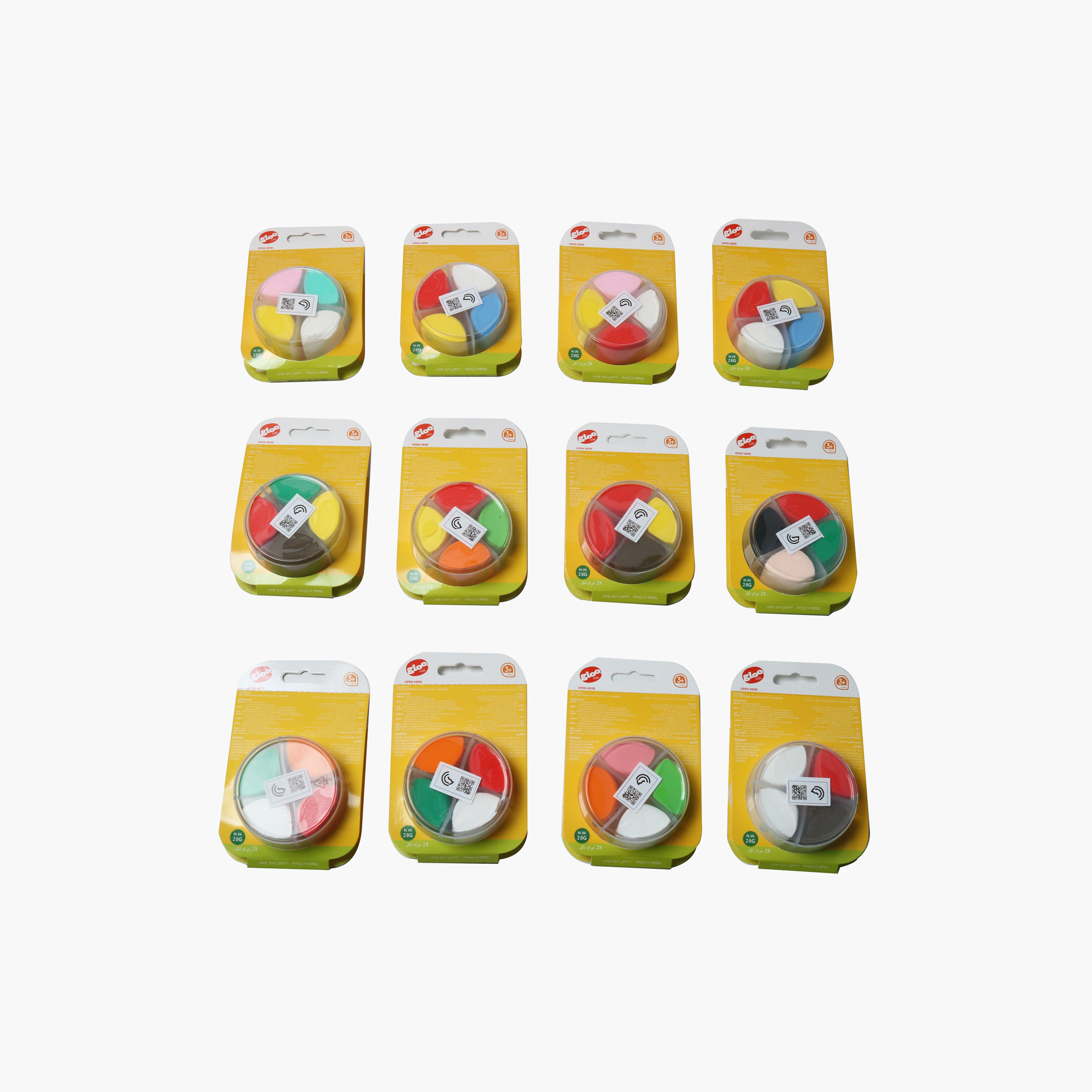 Gloo 12-Piece Fast Food Mini Clay Set-school-artsandcrafts-image-2