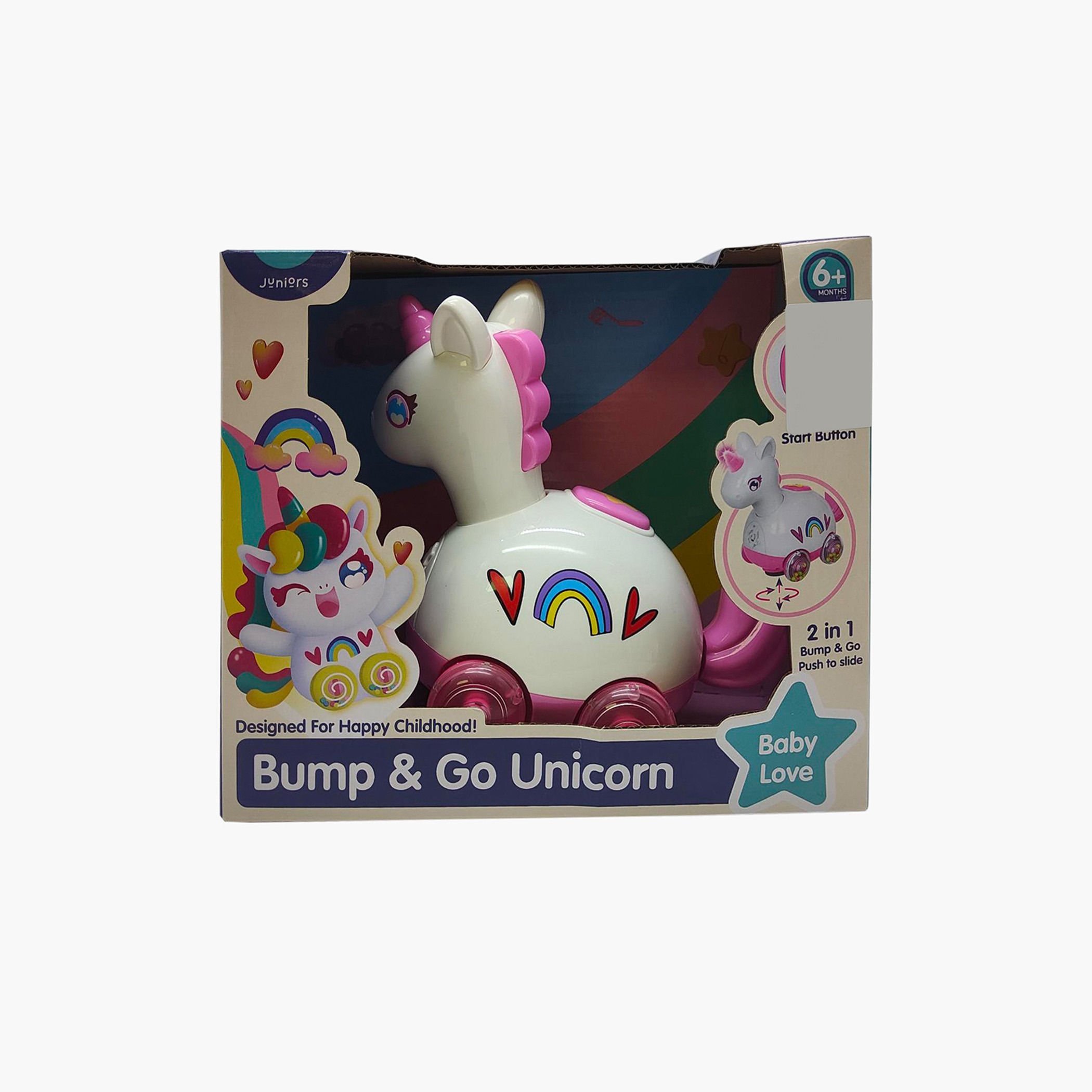 Juniors Bump and Go Unicorn Toy-toys-babyandtoddlertoys-learningtoys-image-5