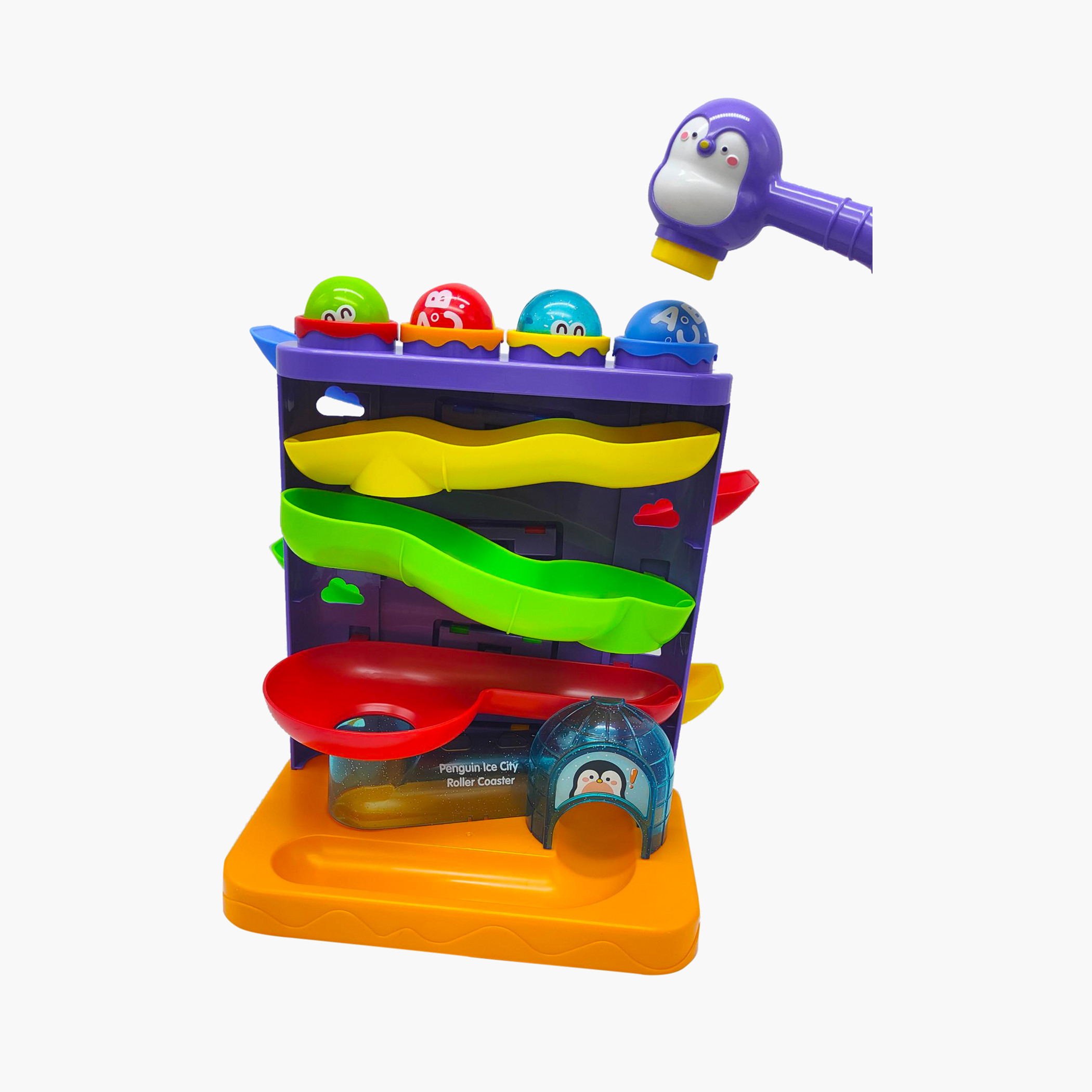 Juniors Penguin Slide Knock Music Toy-toys-babyandtoddlertoys-learningtoys-image-3