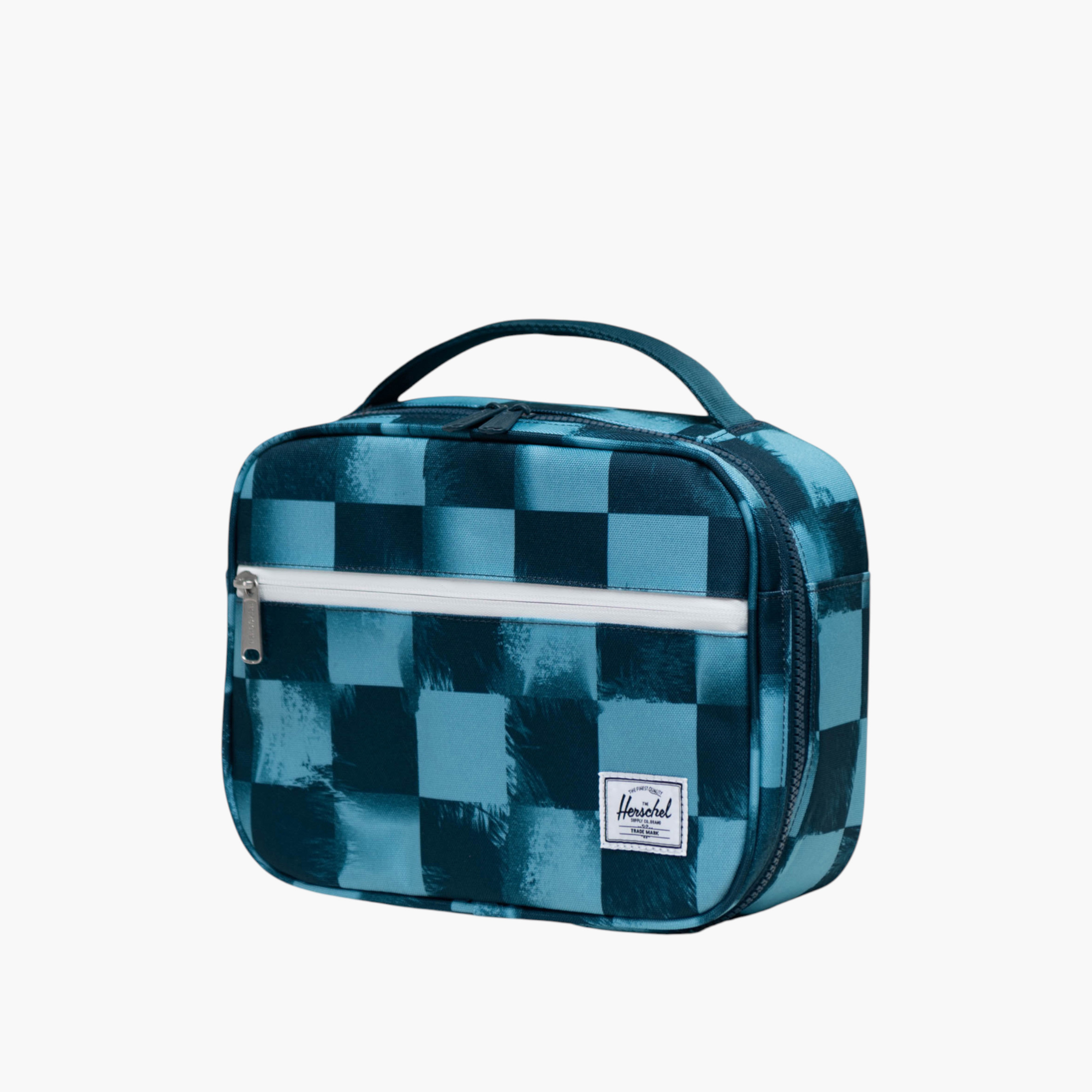 Herschel Supply Co Checked Insulated Lunch Box with Zip Closure-school-lunchessentials-lunchbags-image-2