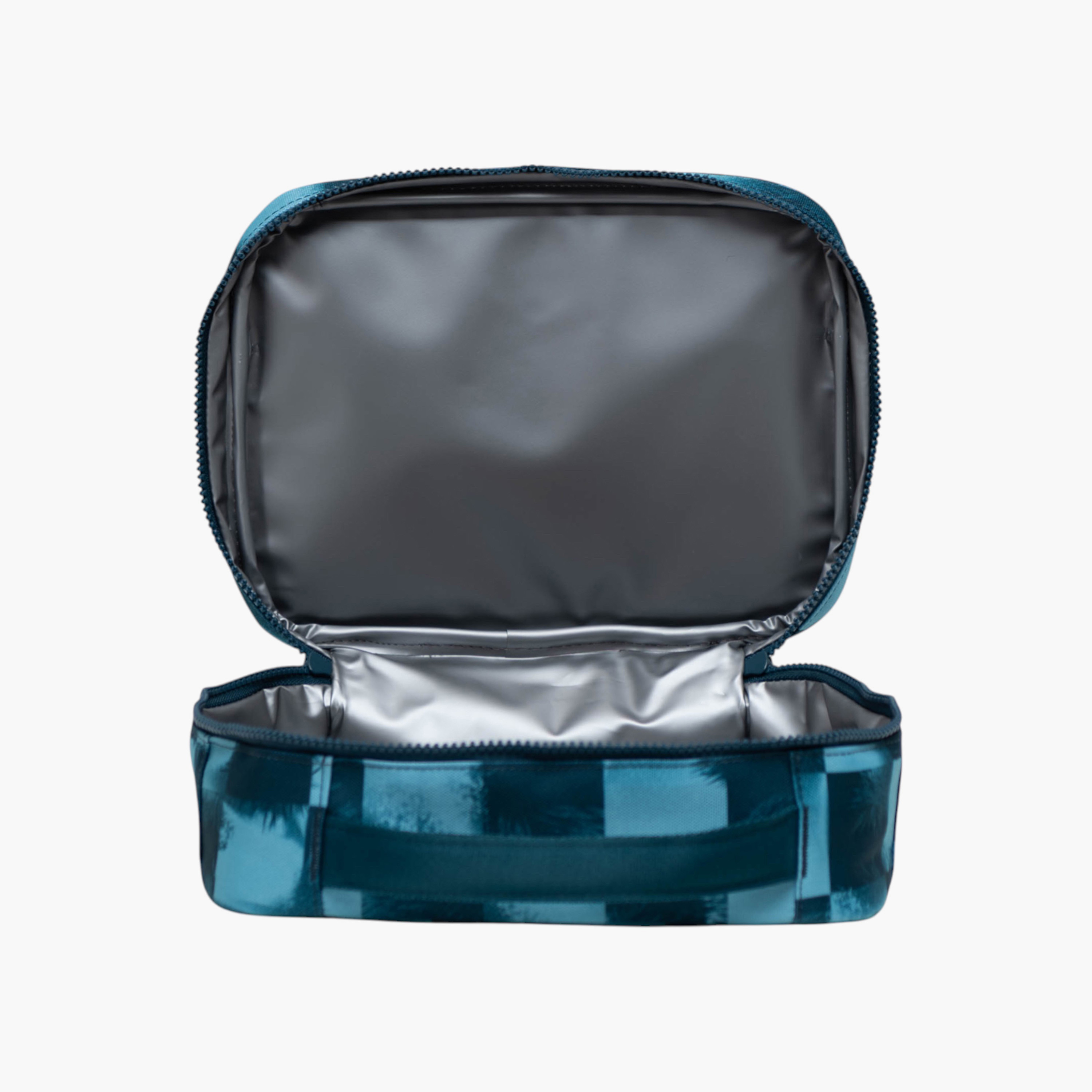 Herschel Supply Co Checked Insulated Lunch Box with Zip Closure-school-lunchessentials-lunchbags-image-4