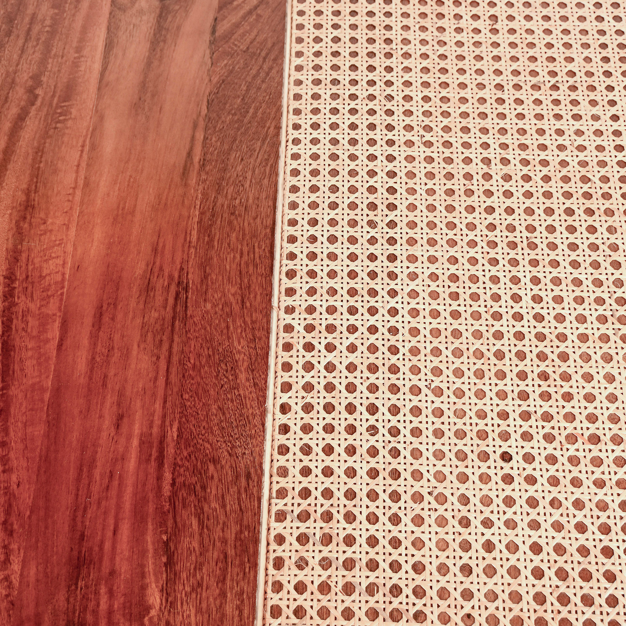 Home Carving 2-Piece Rattan Detail Wooden Nesting Table Set-furniture-livingroom-nestoftables-image-4