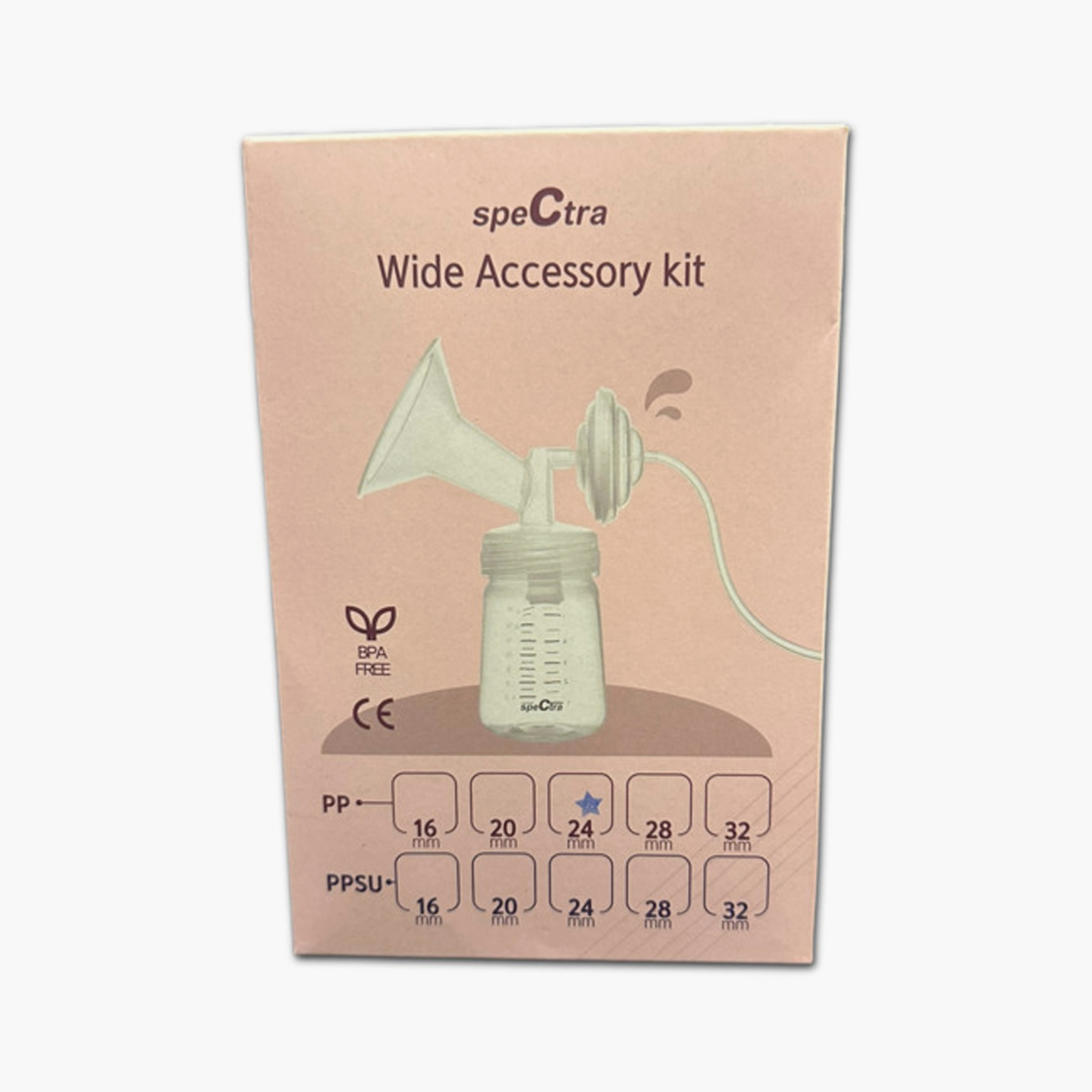 Spectra Wide Accessory Kit for Breast Pump- 24 mm-promo_babyshop_exclude_voucher-image-1