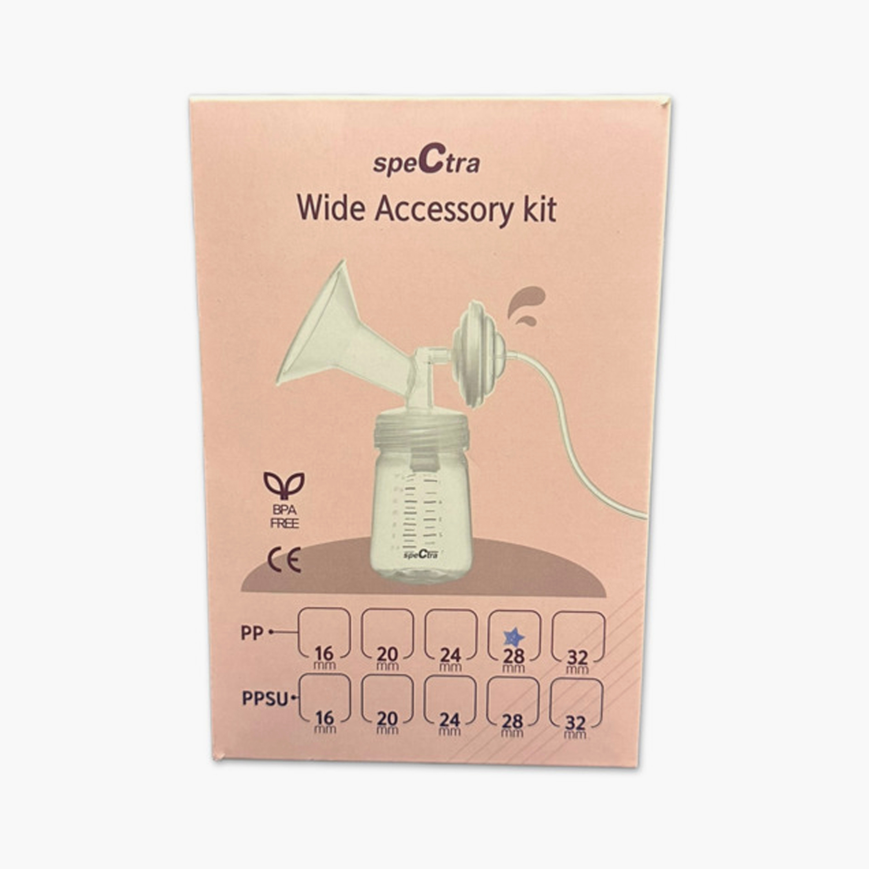 Spectra Wide Accessory Kit for Breast Pump- 28 mm-CP_Promo_Code_Excluded-image-1