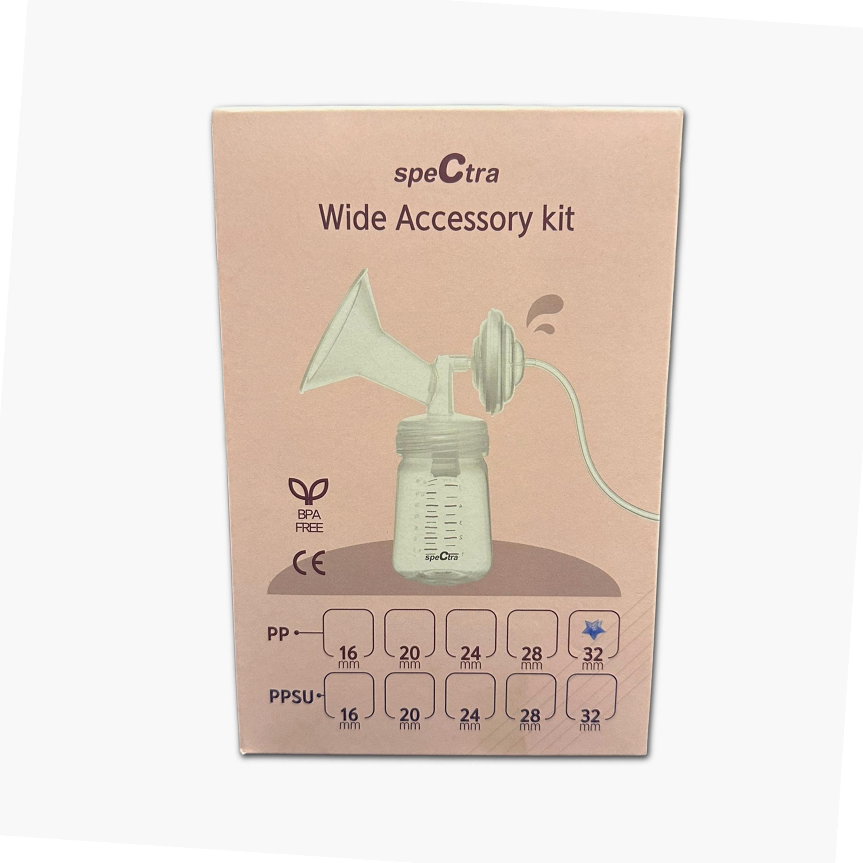 Spectra Wide Accessory Kit for Breast Pump- 32 mm-CP_Promo_Code_Excluded-image-1