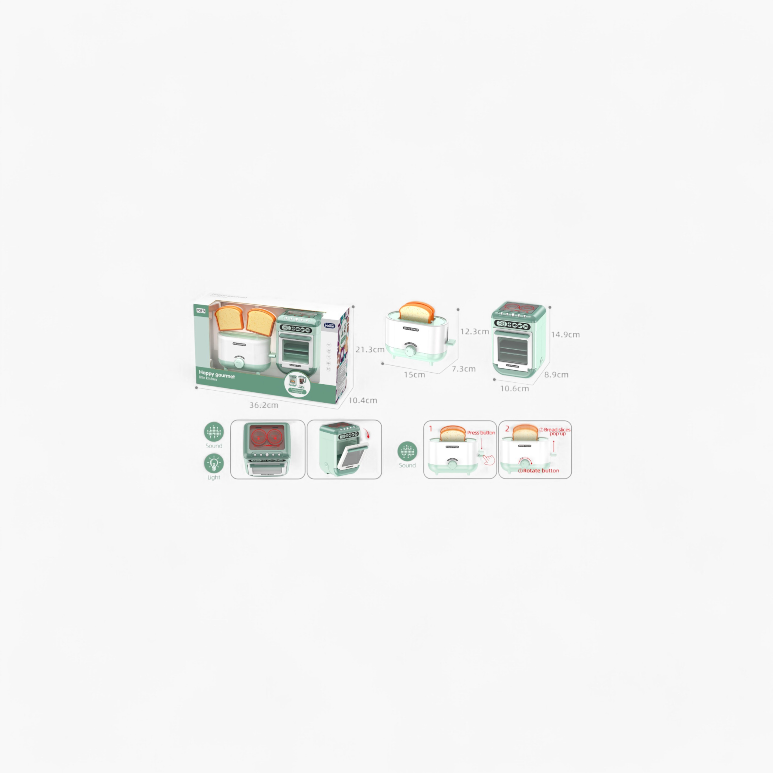 Juniors Small Bread Maker and Oven Set-toys-roleplay-kitchensets-image-2