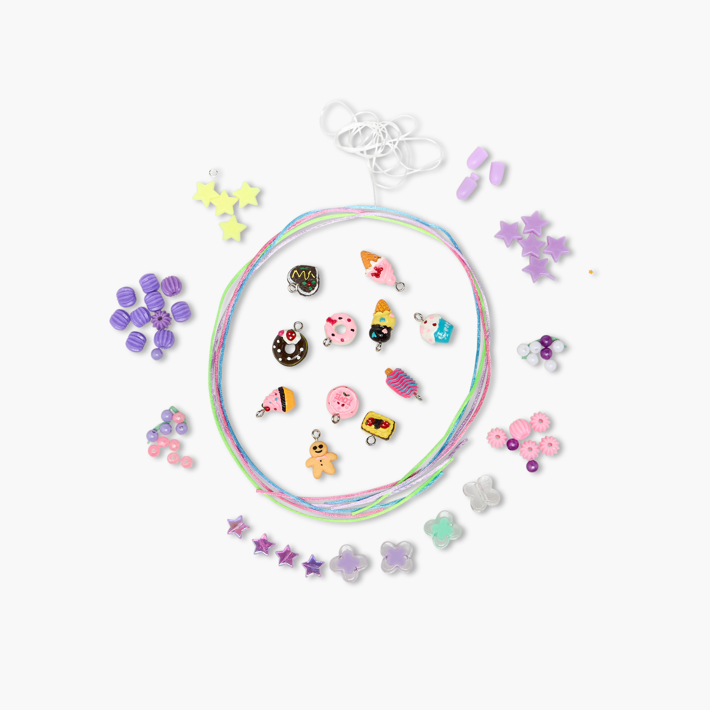 Charmz DIY 3D Beads Dessert Jewellery Set-school-artsandcrafts-image-1