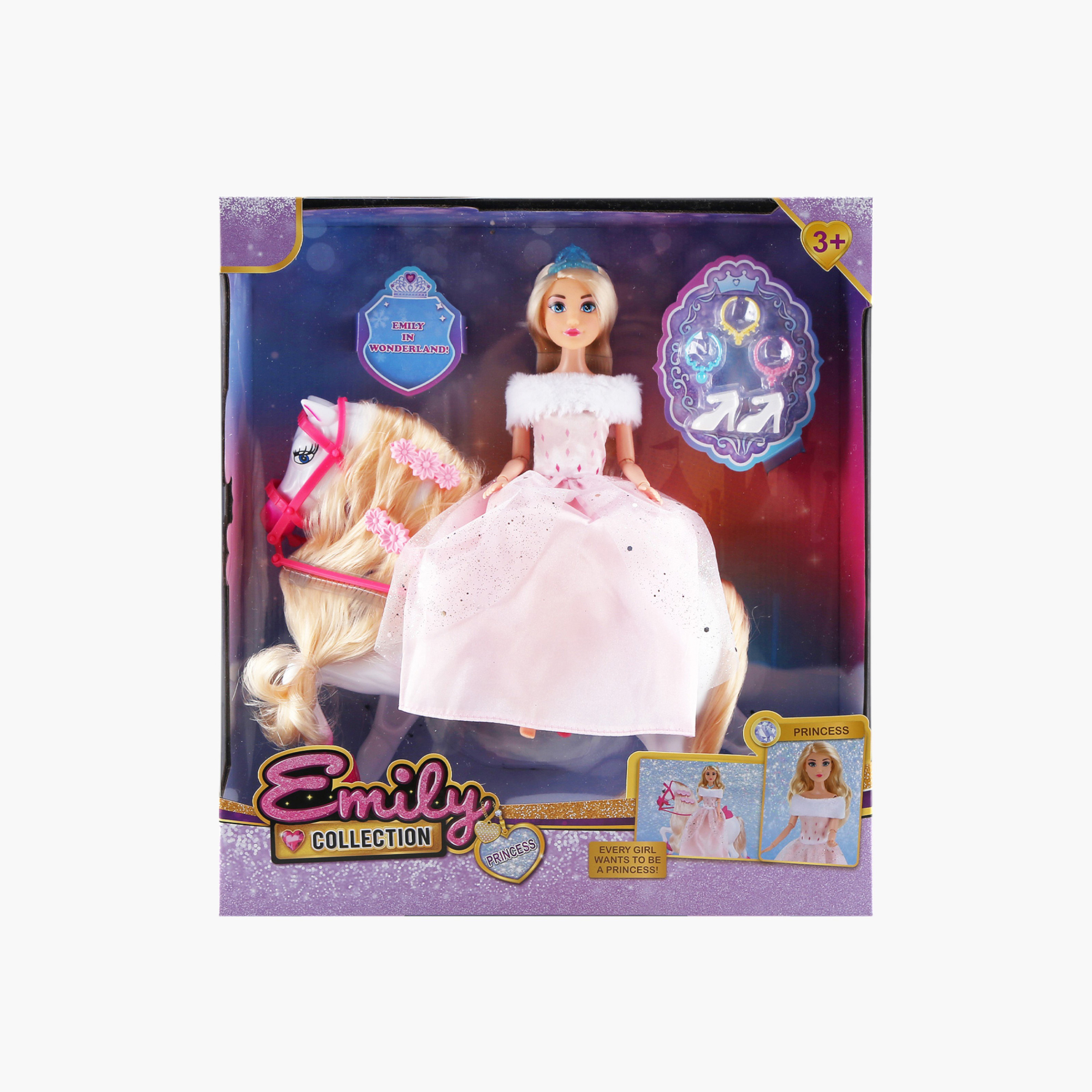 Juniors Princess Fashion Doll with Horse Playset - 11.5 inches-toys-dollsandplaysets-dollplaysets-image-5