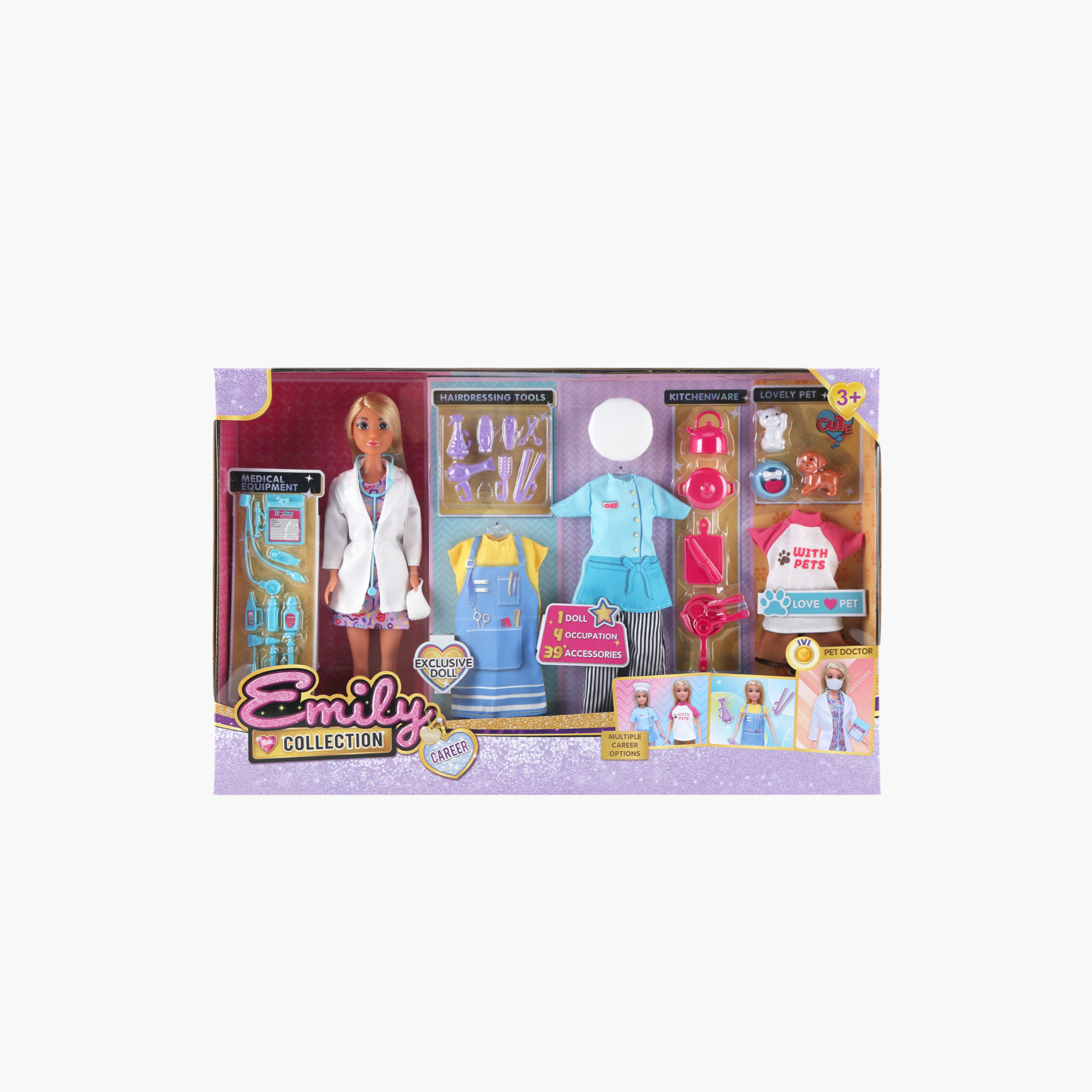 مجموعة ألعاب دمية أزياء إيميلي من جونيورز - 11.5 بوصة-toys-dollsandplaysets-dollplaysets-image-5