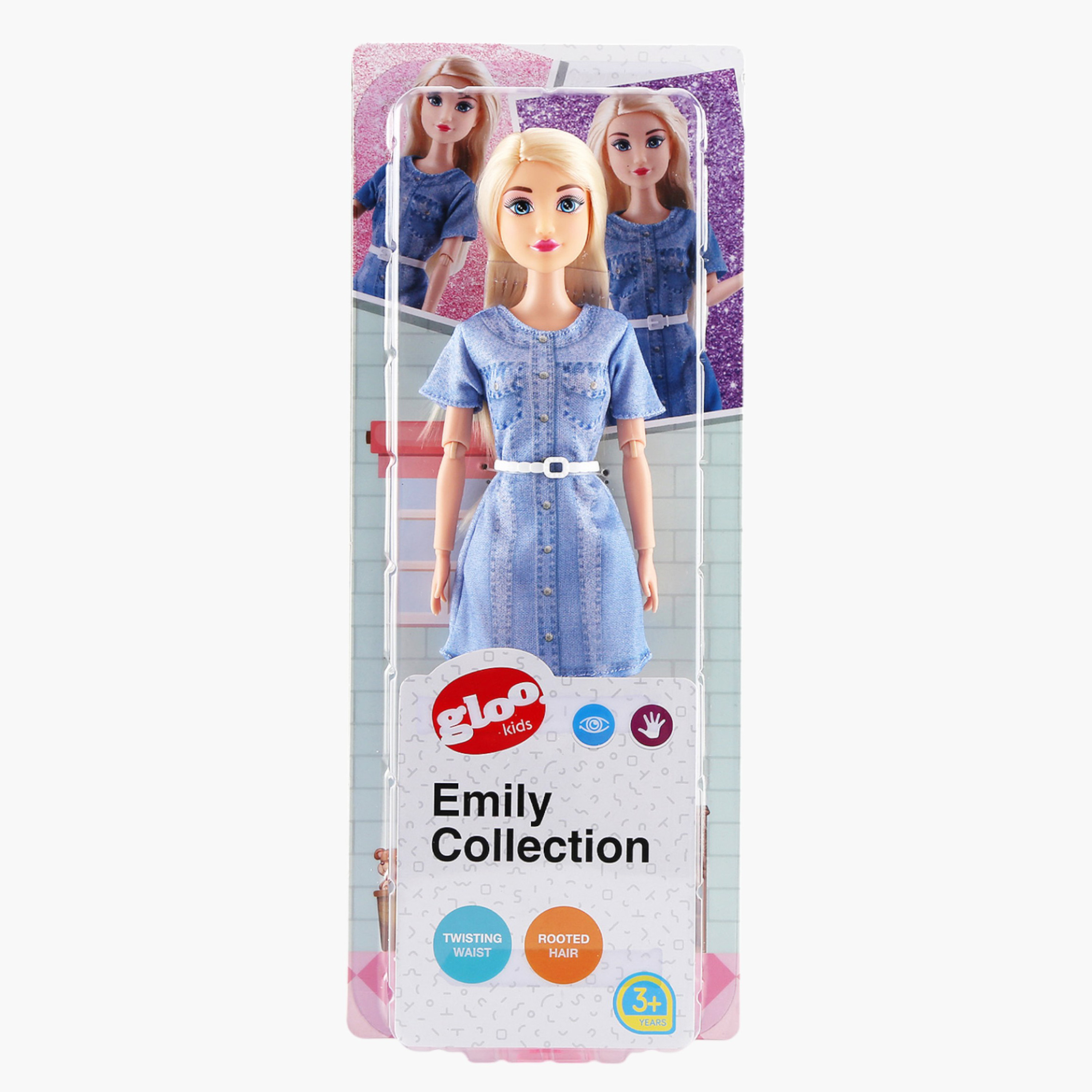 دمية أزياء بفستان دنيم من جلو- 11.5 بوصة-toys-dollsandplaysets-dolls-image-5