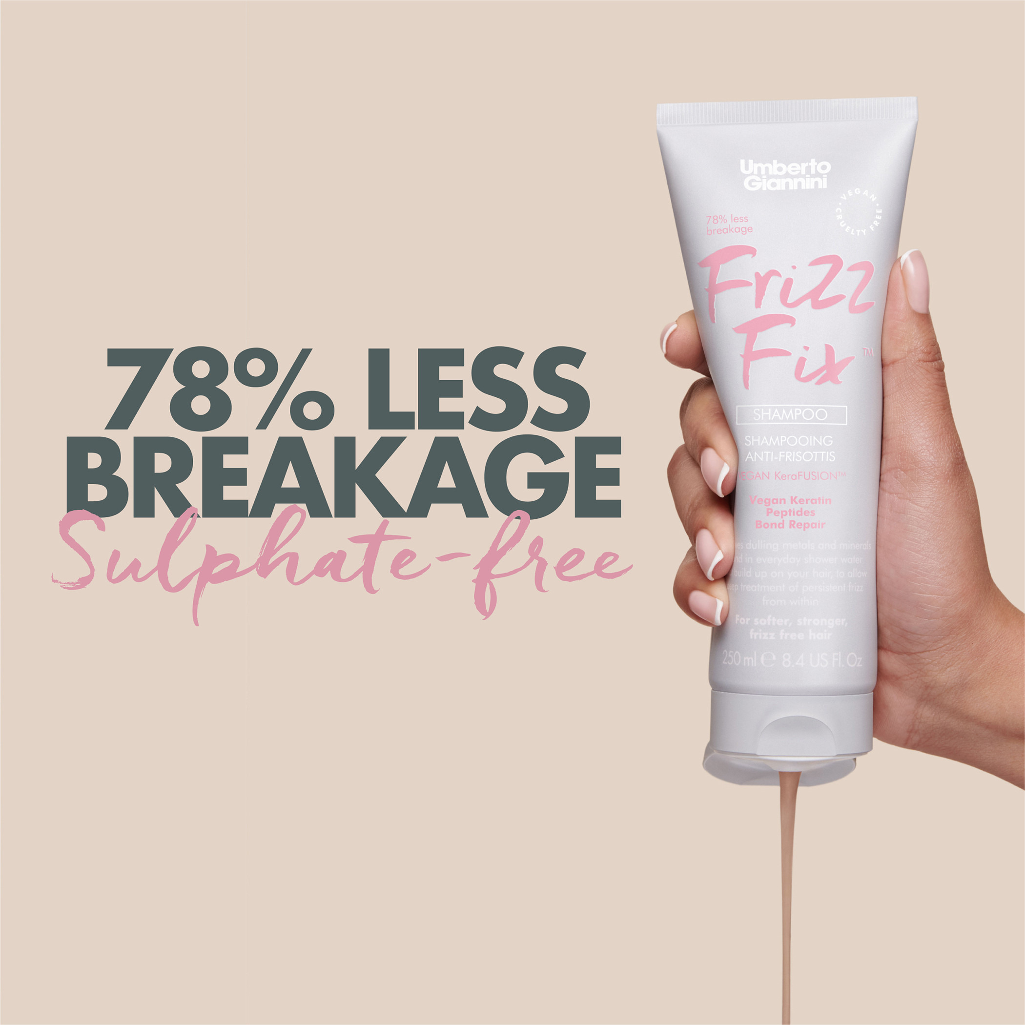Umberto Giannini Frizz Fix Shampoo - 250 ml-beautyandpersonalcare-hair-haircare-shampoos-image-4