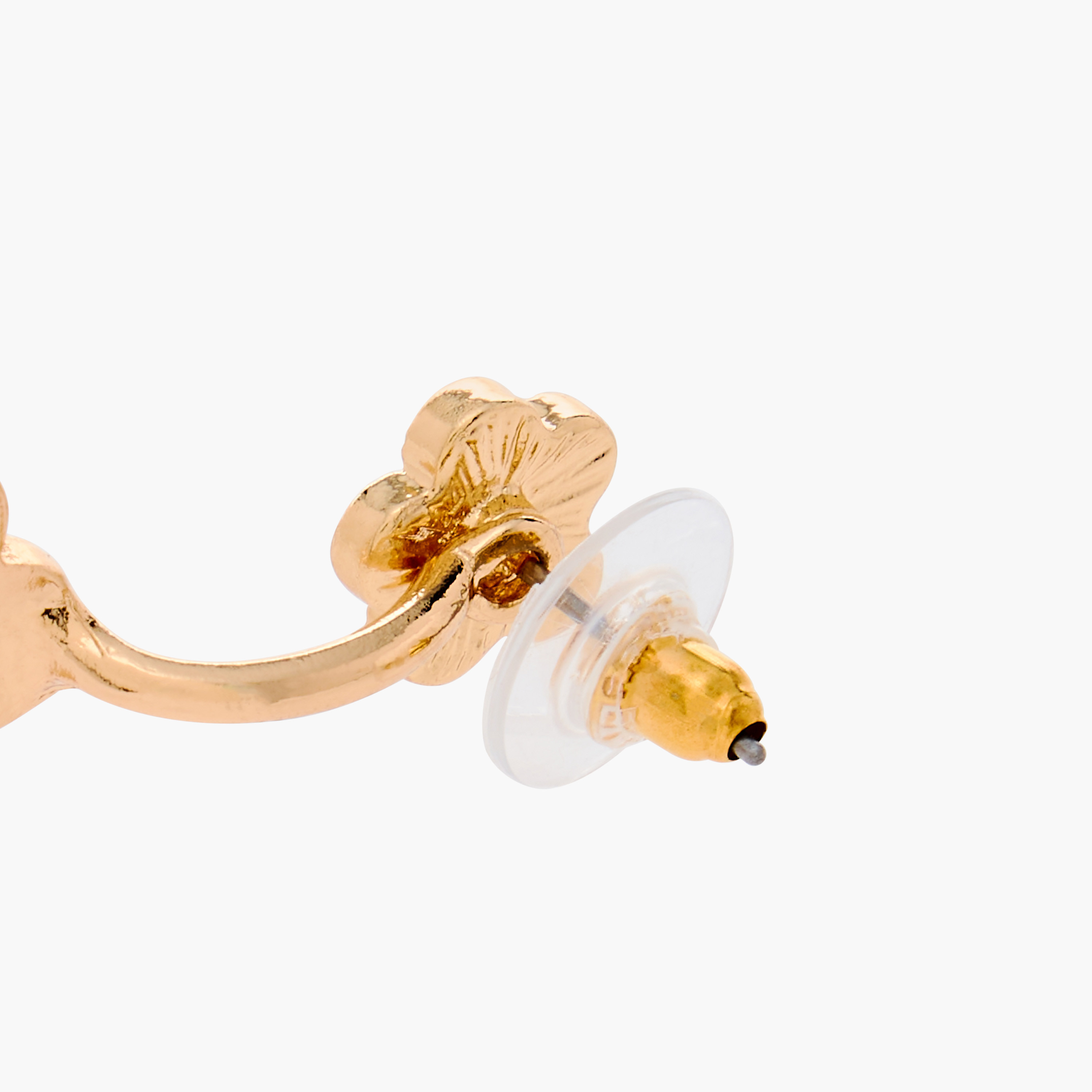 Floral Accent Earrings with Pushback Closure-women-watchesandjewellery-jewellery-earrings-image-5