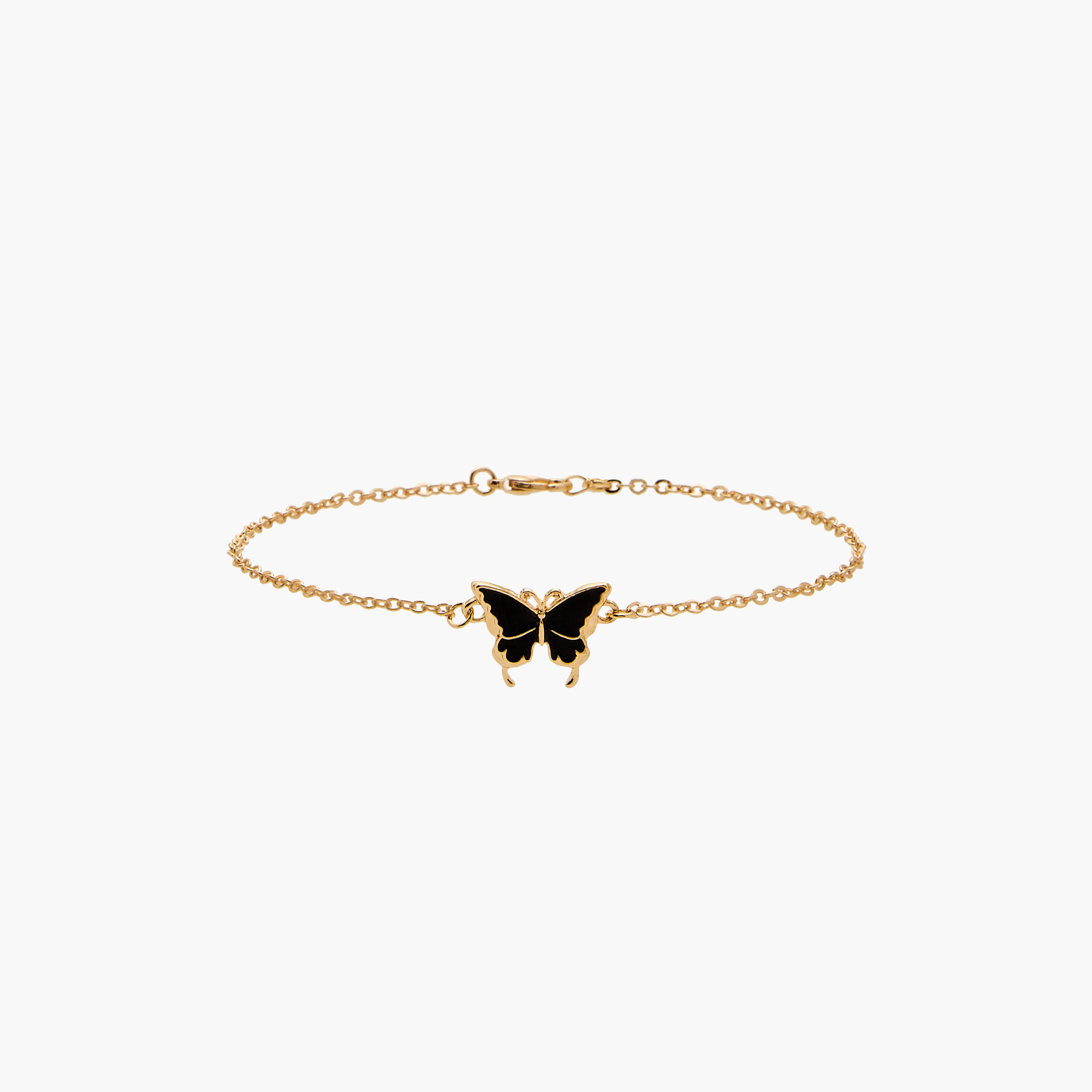 Metallic Anklet with Lobster Clasp Closure - Set of 3-women-watchesandjewellery-jewellery-anklets-image-3