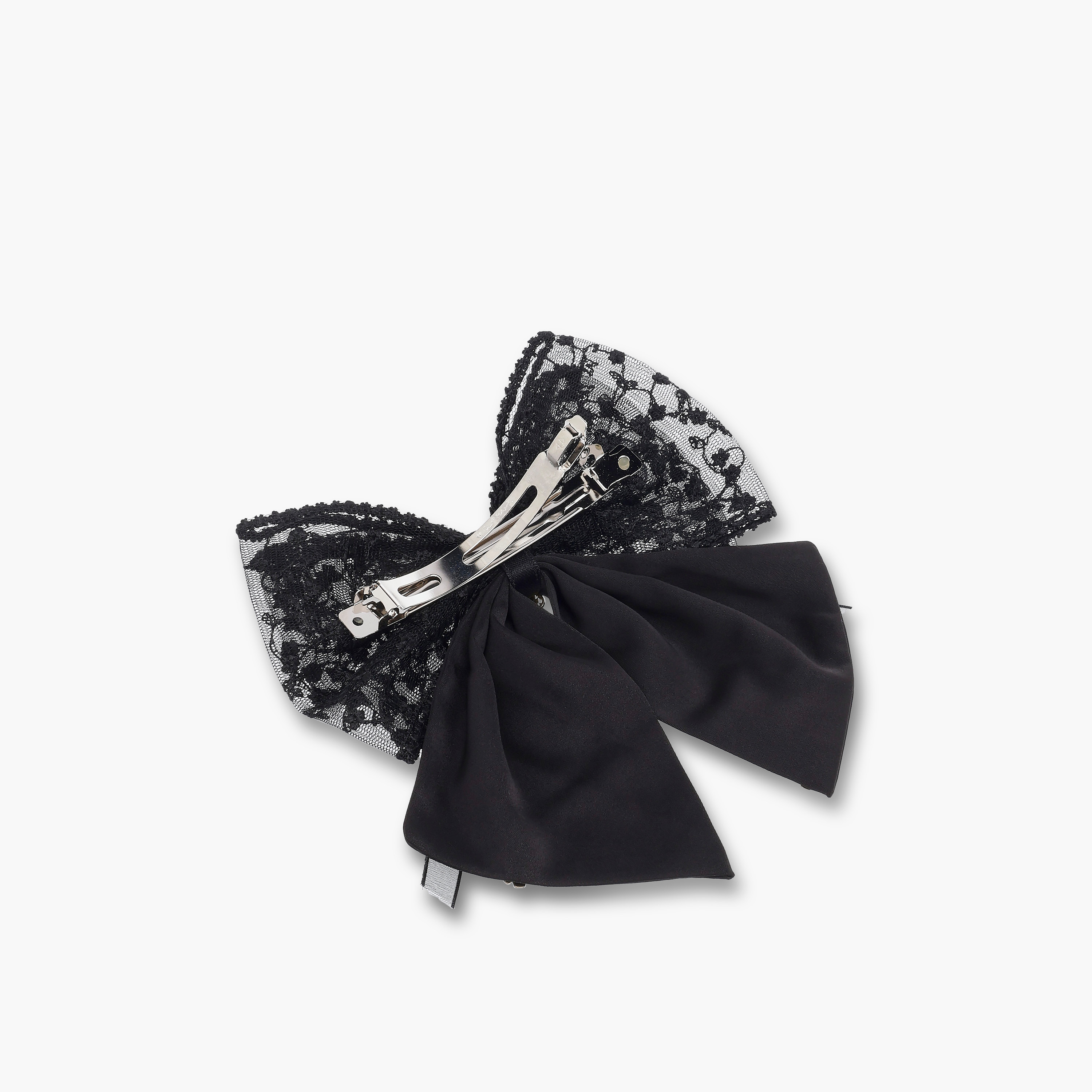 Embellished Lace Bow Barrette Hair Clip-women-hairaccessories-clips-image-3