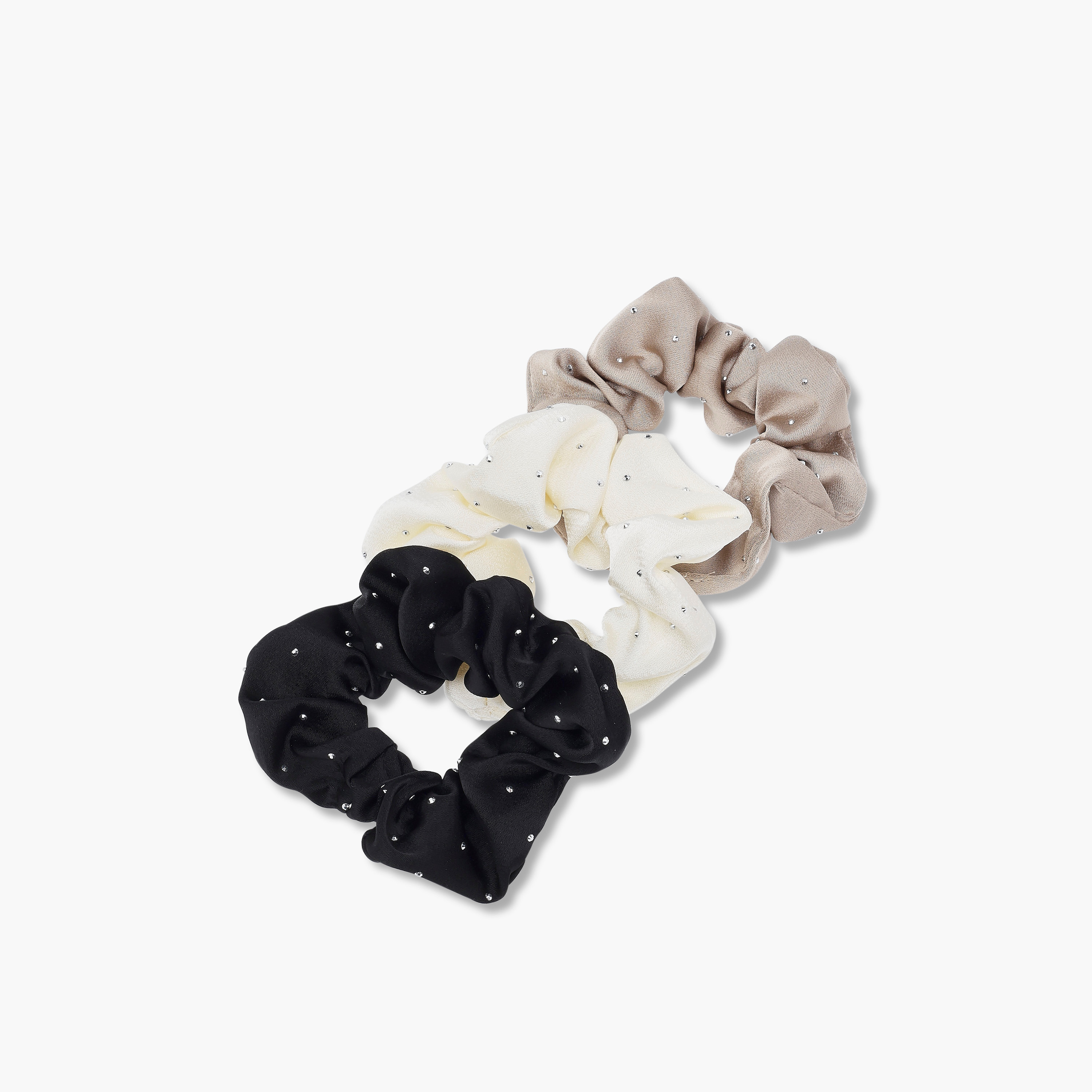 ربطات شعر ستان مزينة - طقم من 3 قطع-women-hairaccessories-scrunchies-image-2