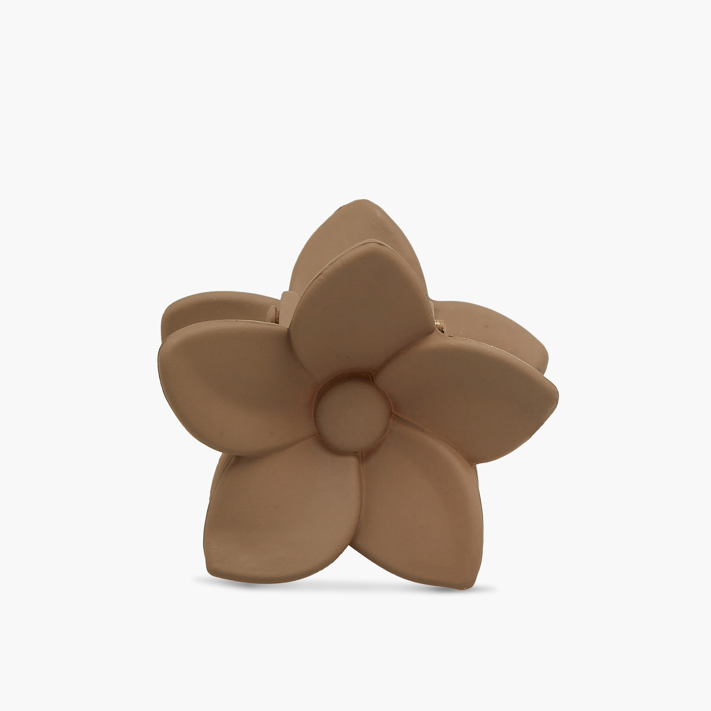Solid Floral Shaped Hair Clamp - Set of 3-women-hairaccessories-clamps-image-3
