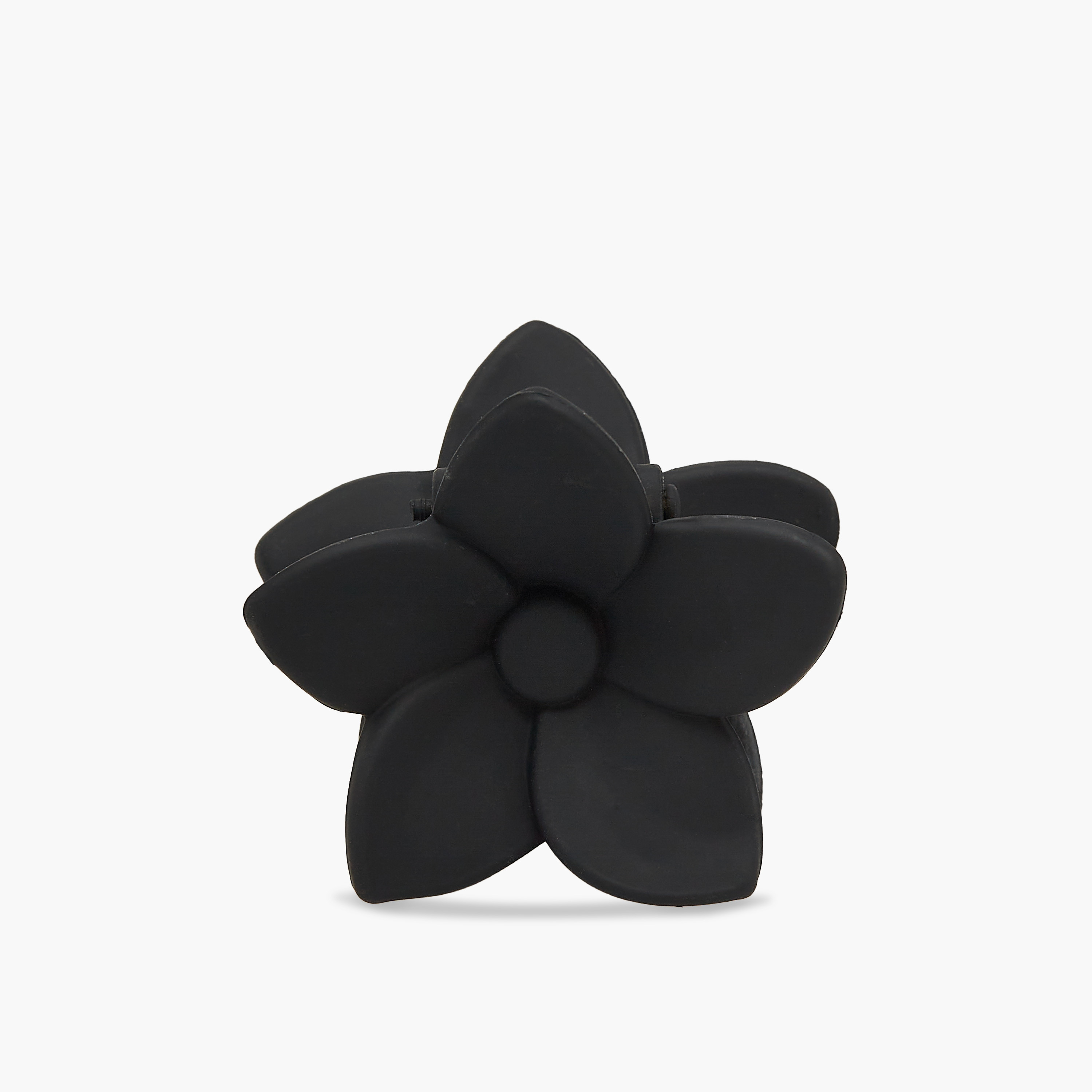 Solid Floral Shaped Hair Clamp - Set of 3-women-hairaccessories-clamps-image-4