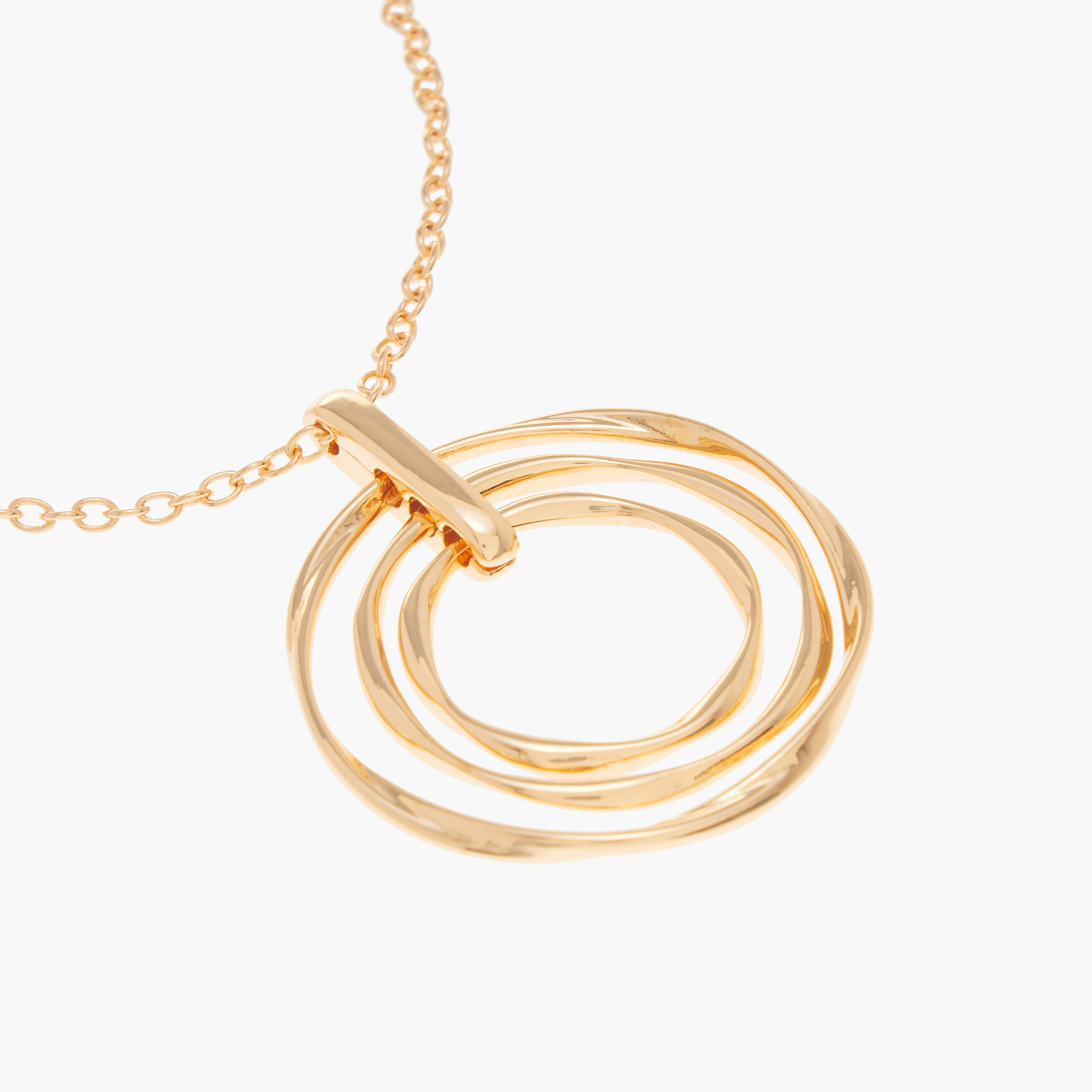 Metallic Pendant Necklace and Earrings Set-women-watchesandjewellery-jewellery-jewellerysets-image-5