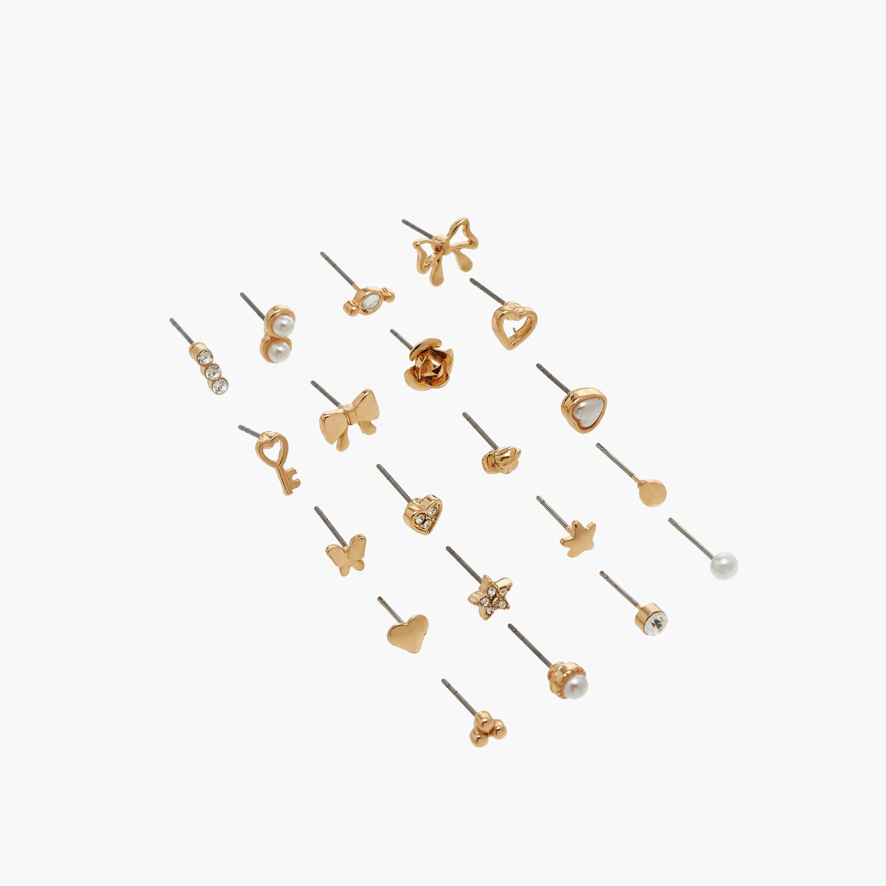 Assorted Earrings with Pushback Closure - Set of 20-women-watchesandjewellery-jewellery-earrings-image-2