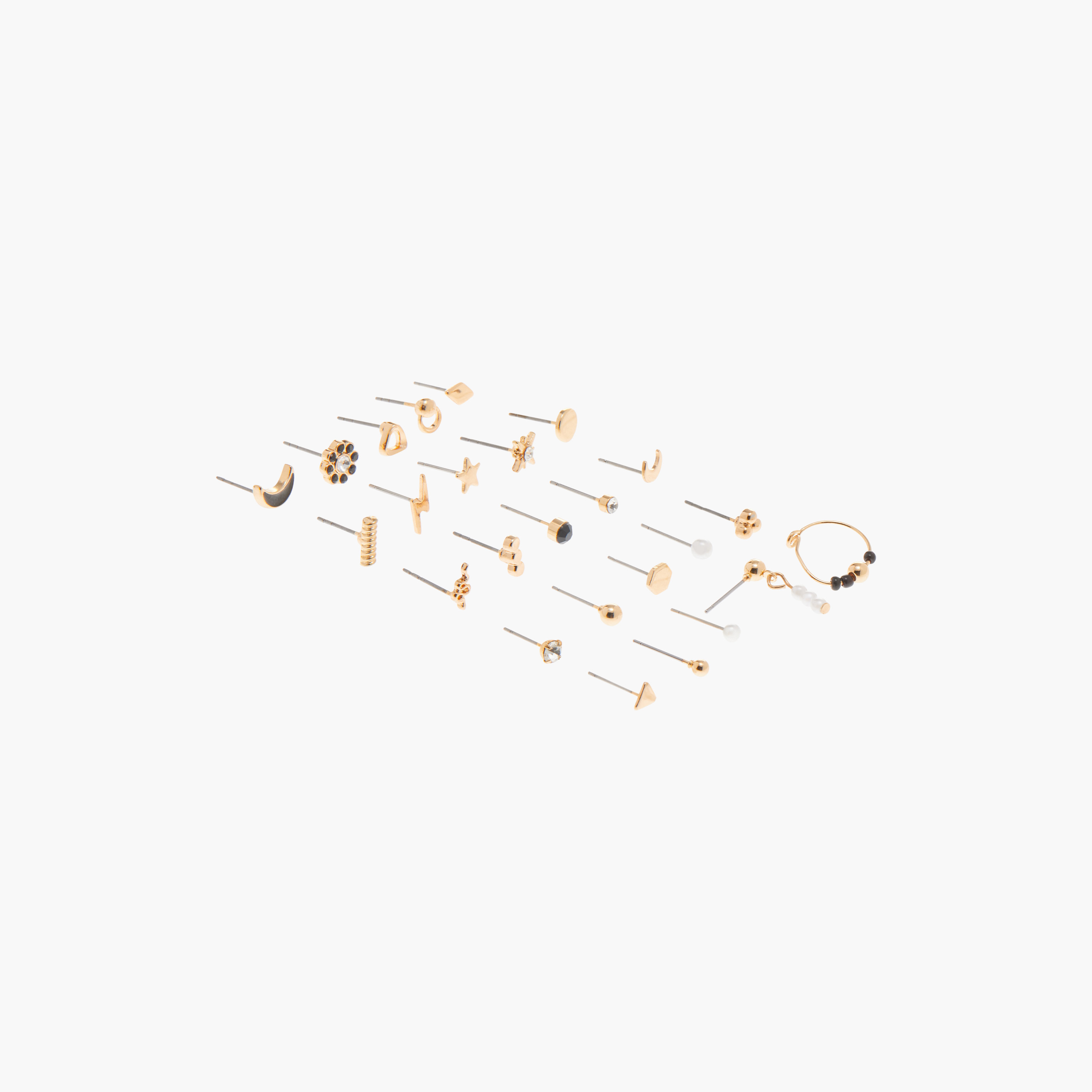 Assorted Stud Earrings with Pushback Closure - Set of 25-women-watchesandjewellery-jewellery-earrings-image-3