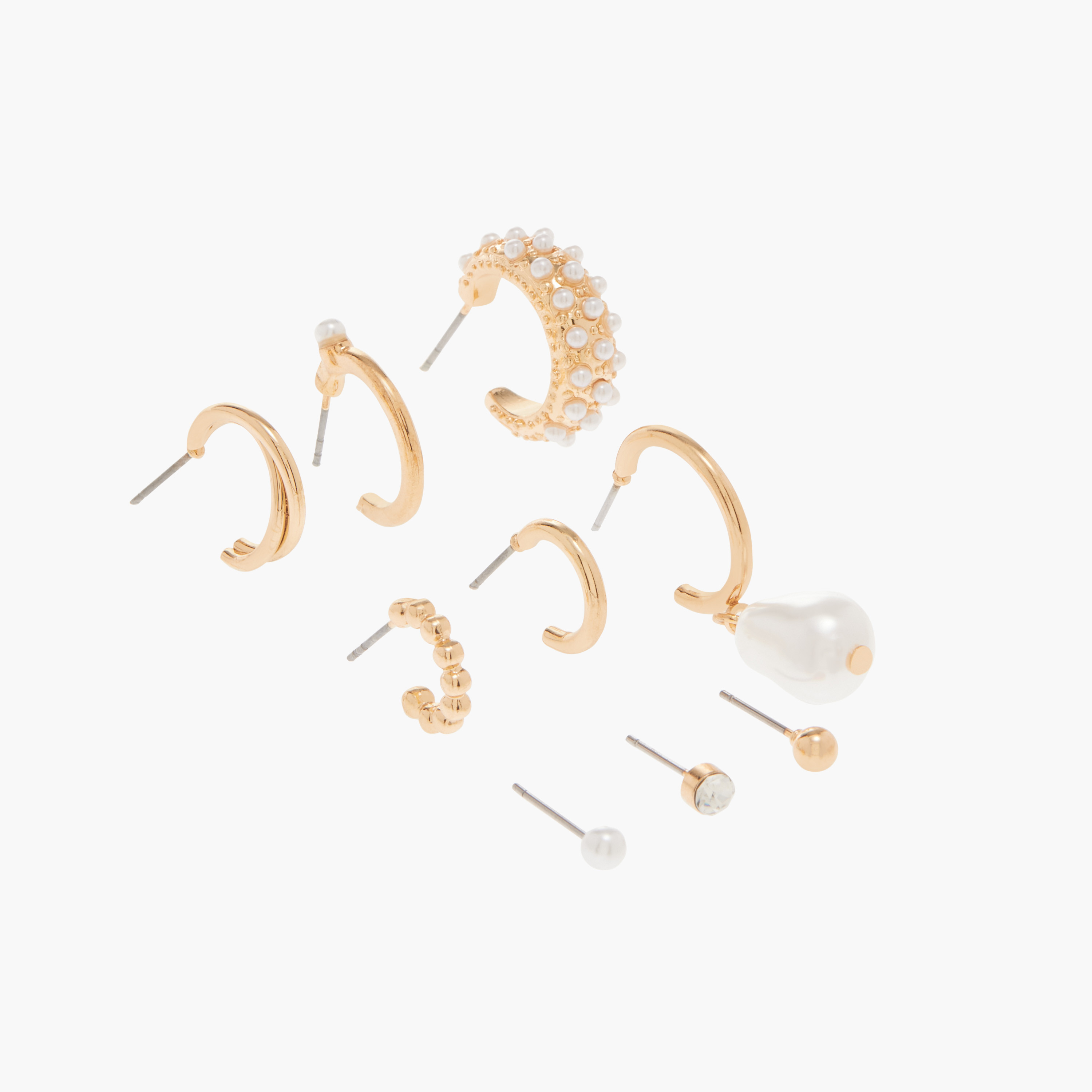 Assorted Earrings with Pushback Closure - Set of 9-women-watchesandjewellery-jewellery-earrings-image-3